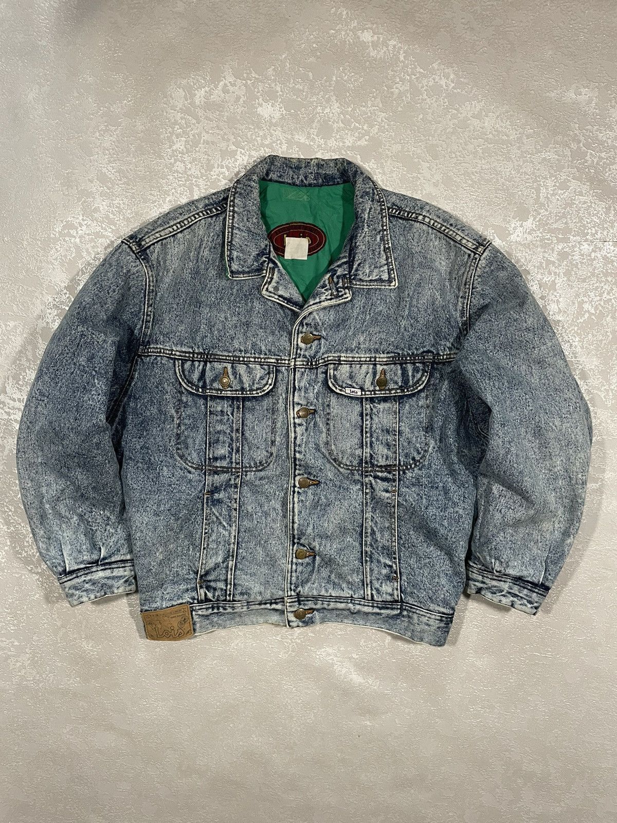Lee 80s Vintage Lee Storm Rider Style Lois Denim Jacket Size US L / EU 52-54 / 3 - 2 Thumbnail