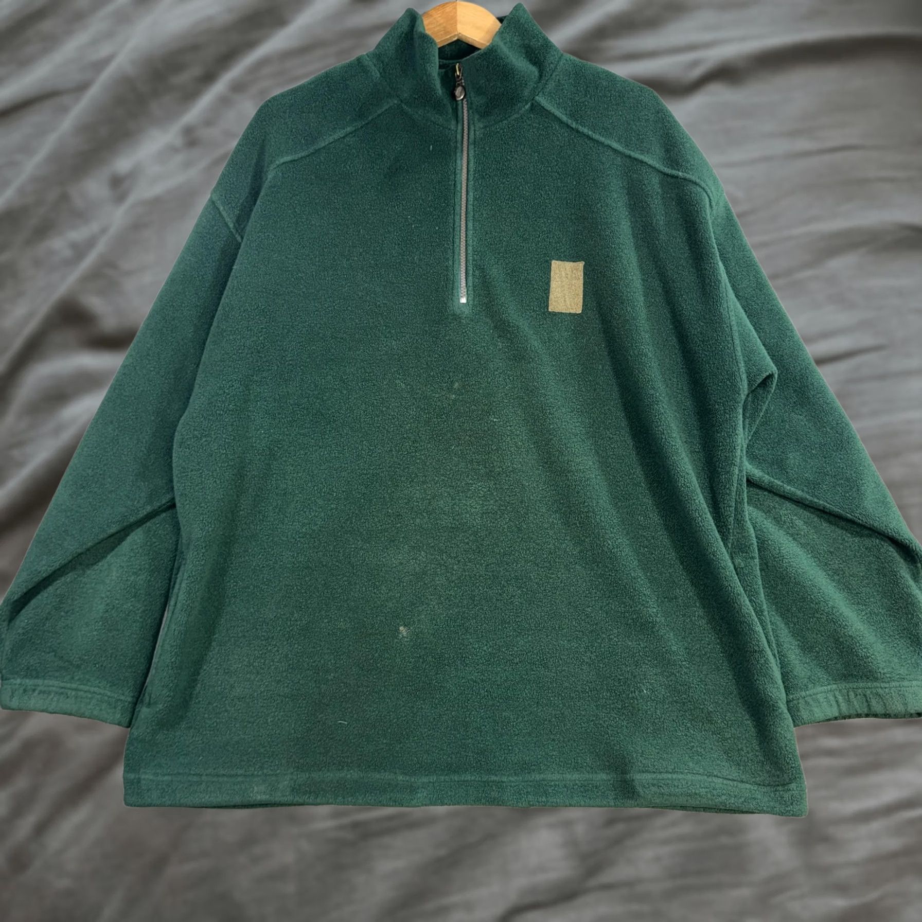 Vintage Ducks Unlimited Sweatshirt Mens XL Green Fleece 1/4 Zip Pockets Pullover Hunting Outdoor Zip Logo Size US XL / EU 56 / 4 - 1 Thumbnail