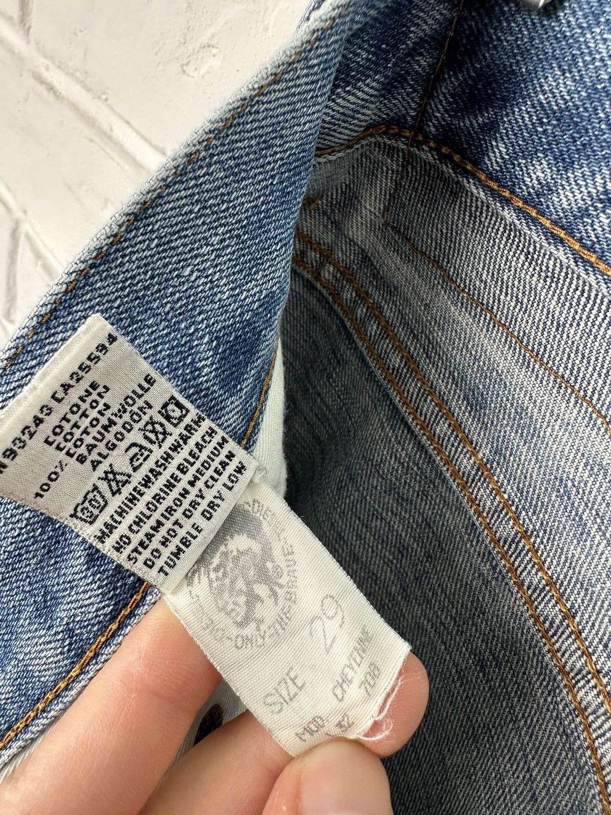 Diesel Y2K DIESEL Cheyenne Carpenter High Waist Denim Pants Size US 29 - 13 Thumbnail