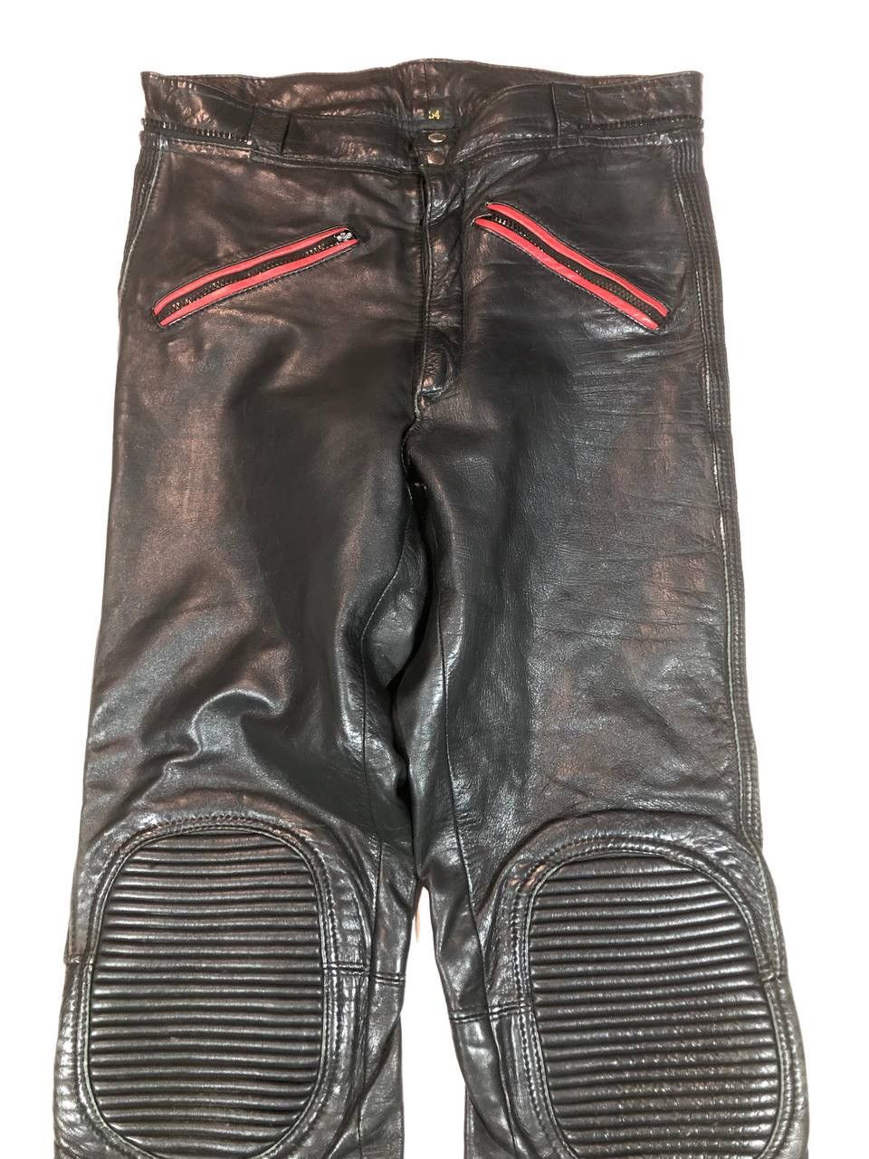 Other Avangarde Vintage Rare Motorcycle Biker Leather Pants Size US 34 / EU 50 - 5 Thumbnail