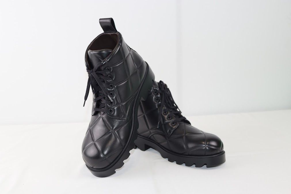 Bottega Veneta o1rshd Q.1 Quilted Strut Boots in Black Size US 10 / EU 43 - 9 Thumbnail