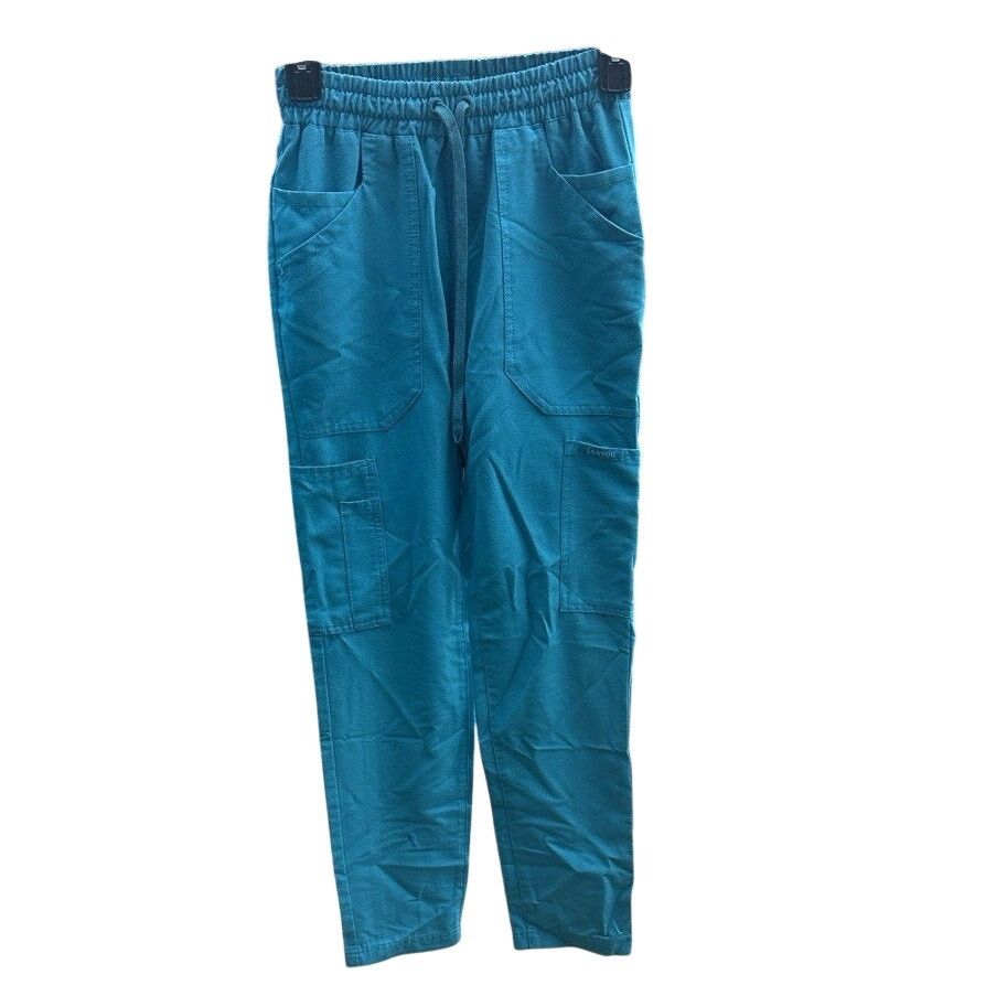 Other Jaanuu Women's Teal Blue Scrub Set Top XS Bottoms XXS Size XS / US 0-2 / IT 36-38 - 5 Thumbnail