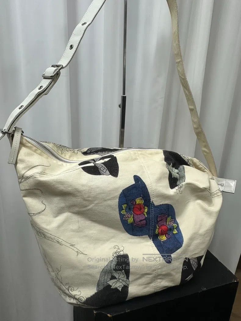 Yohji Yamamoto Yohji Yamamoto Graffiti Printed Tote Bag / Crossbody Bag Size ONE SIZE - 6 Thumbnail