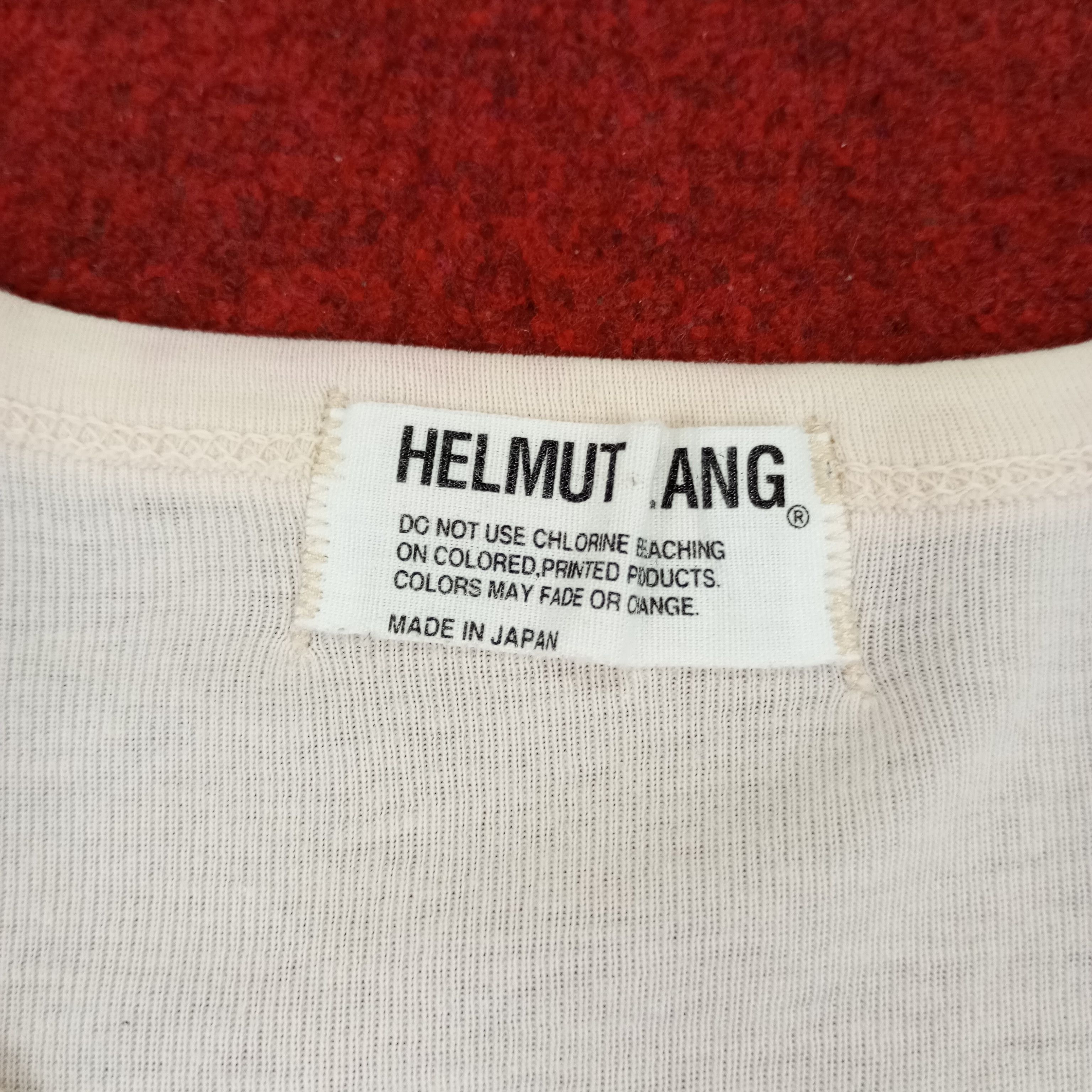 Helmut Lang × Vintage Helmut Lang Designer Brand Plain Style Tshirt Size XXS / US 00 / IT 34 - 5 Thumbnail