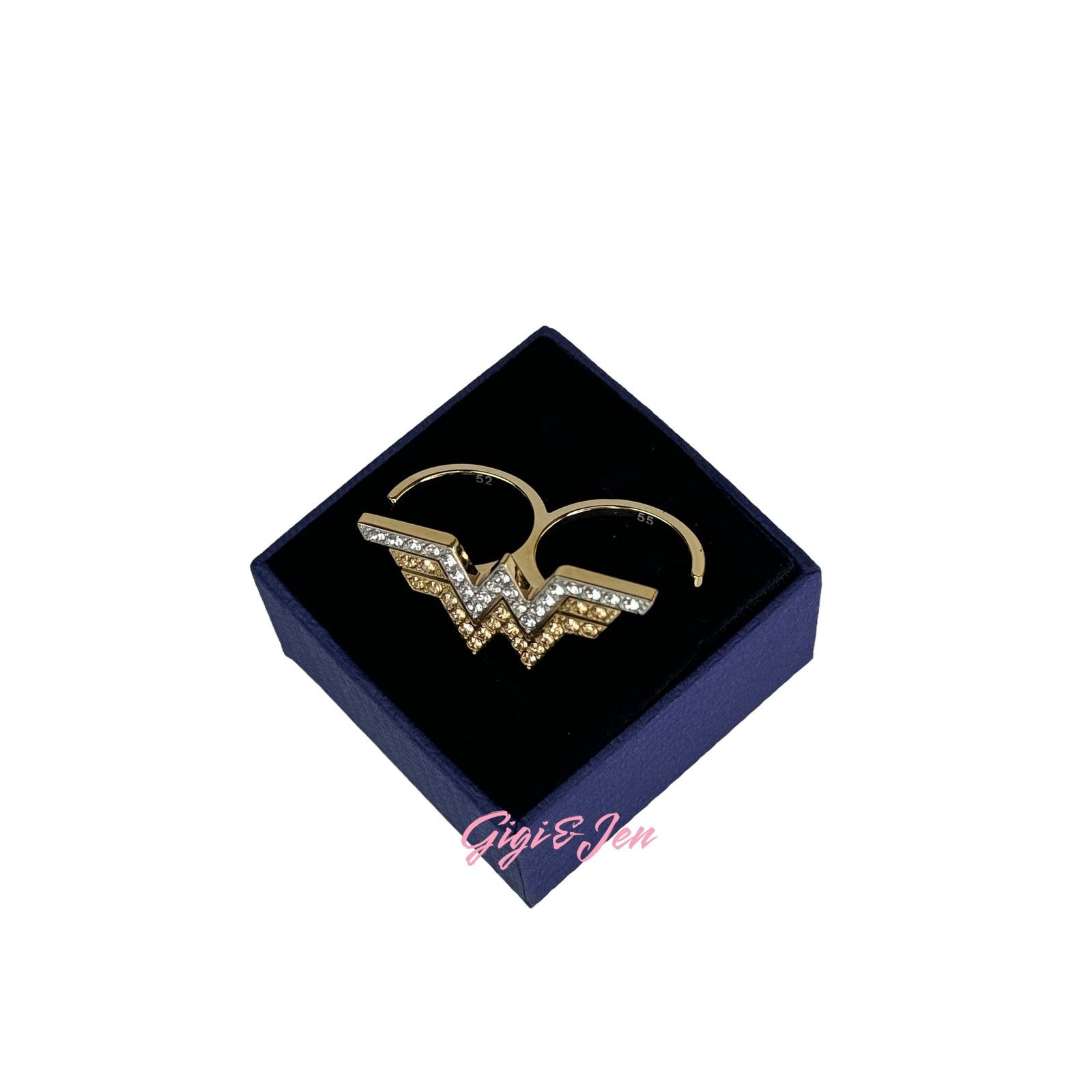 Swarovski Swarovski Fit Wonder Woman double ring Gold tone 55 - 58 Size ONE SIZE - 11 Thumbnail