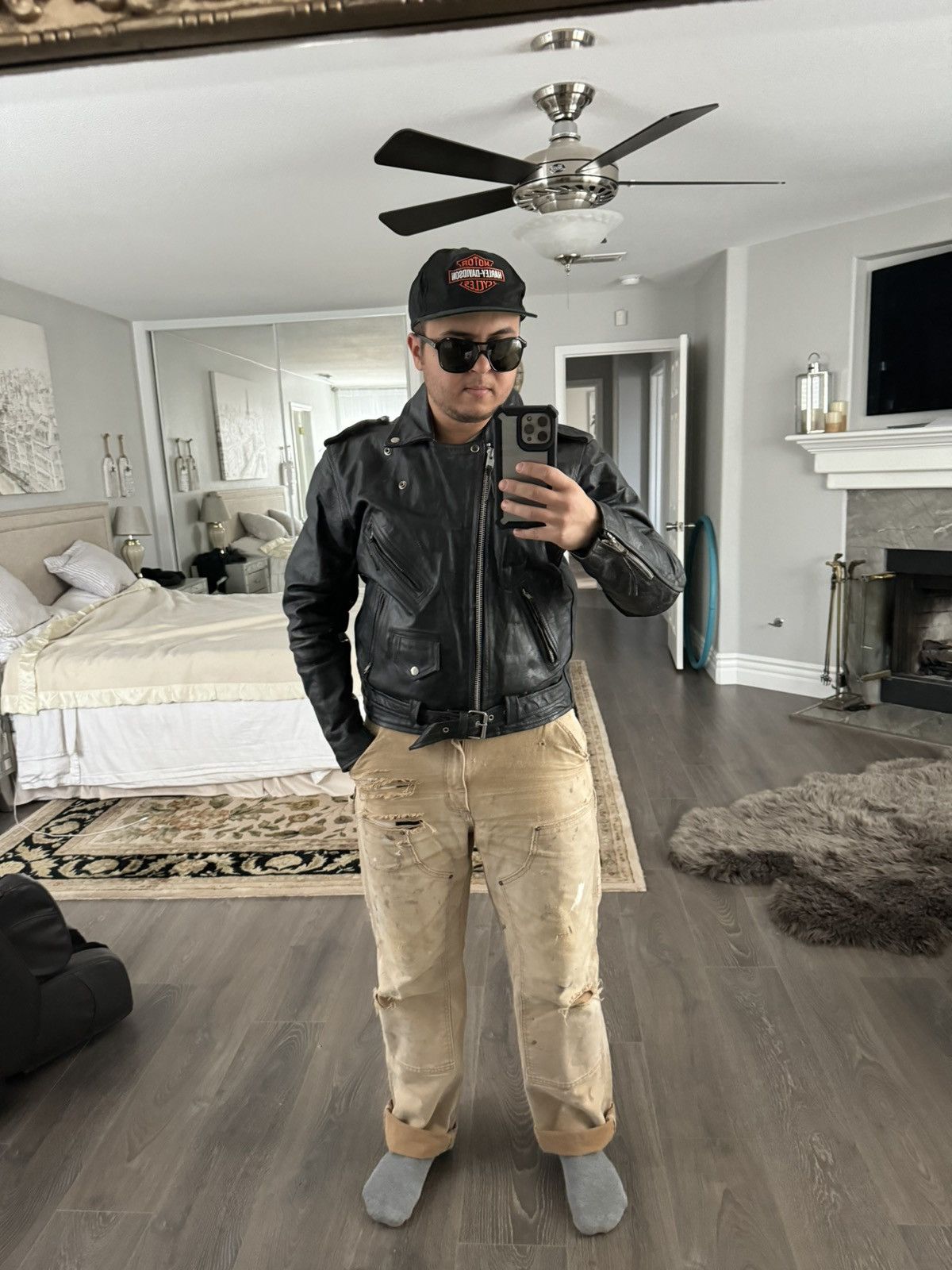 Japanese Brand Leather Jacket welter shelter Vintage Mens Leather Jacket SHELTER USA 725 Punk Size 44 ML Grailed