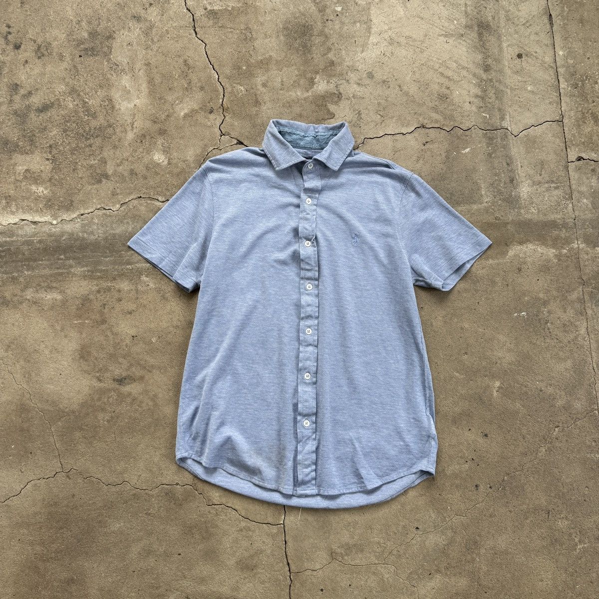 Polo Ralph Lauren Polo Ralph Lauren Cotton Button Up Short Sleeve Shirt Size US M / EU 48-50 / 2 - 1 Thumbnail