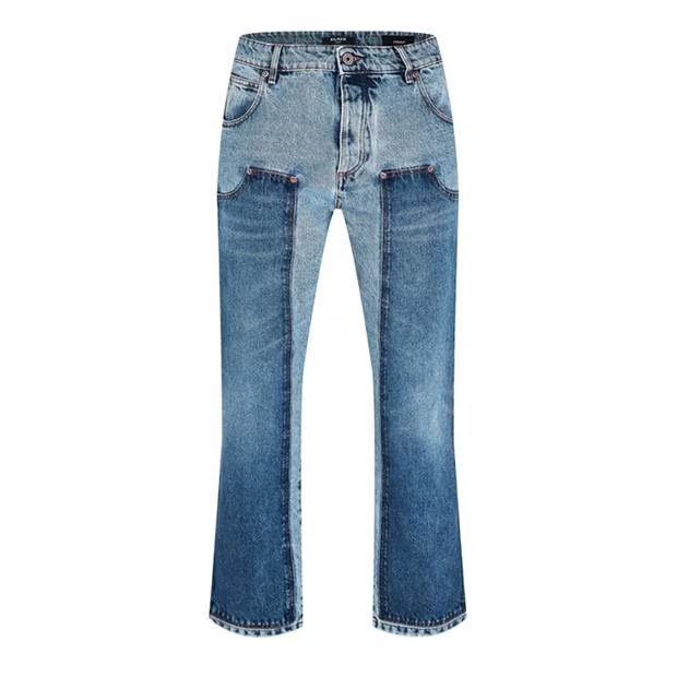 image of Balmain O1G2R1Mq0324 Jeans In Blue, Men's