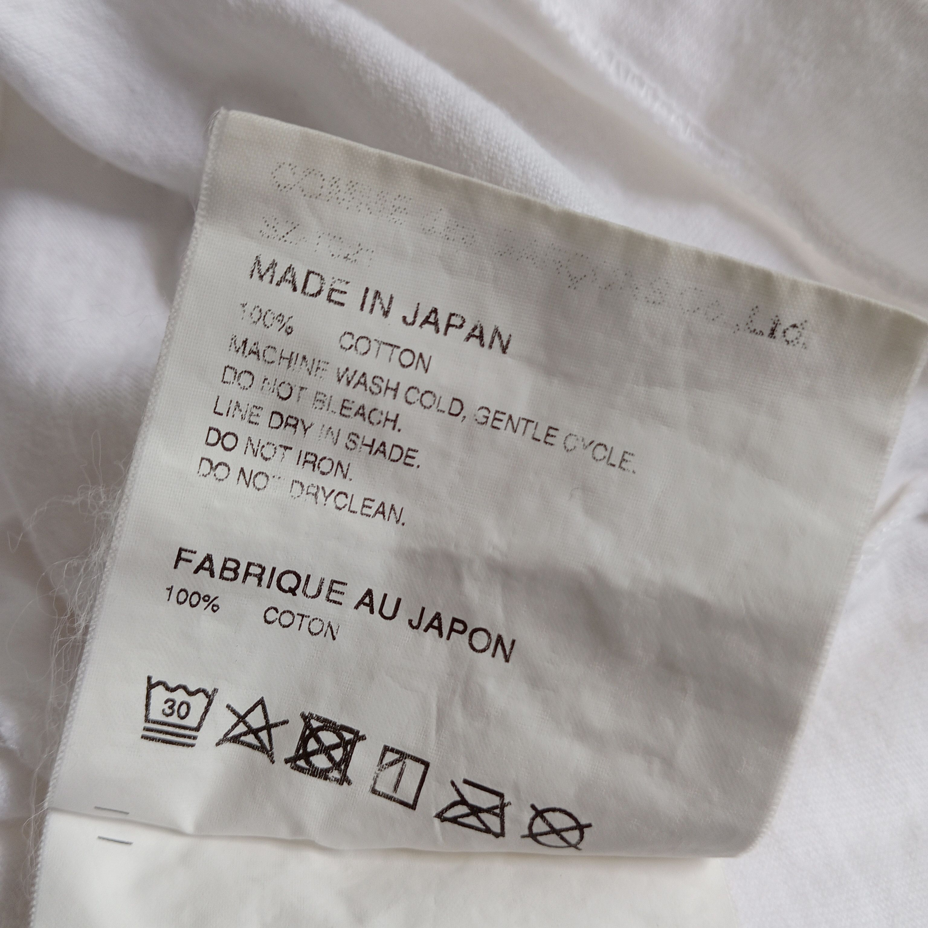 CDG by Comme des Garcons SZ- T021 CDG 1986 été Comme des Garçons t shirt Size US XL / EU 56 / 4 - 6 Thumbnail