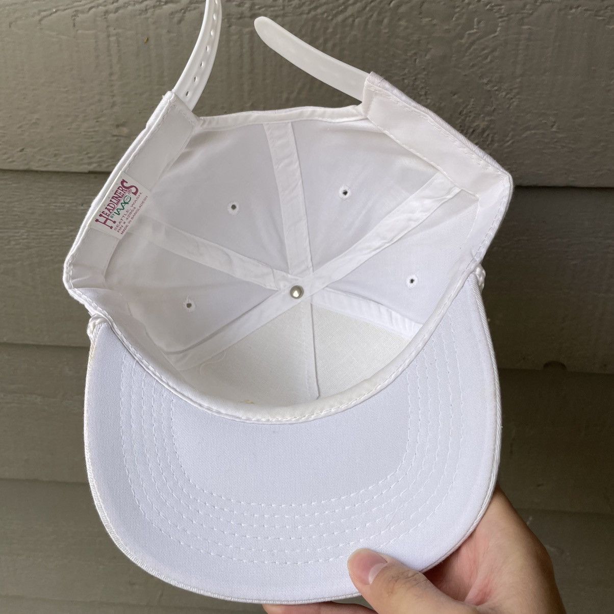 Other Vintage 90s Alaska Polar Bear Snapback Hat White Size ONE SIZE - 6 Thumbnail