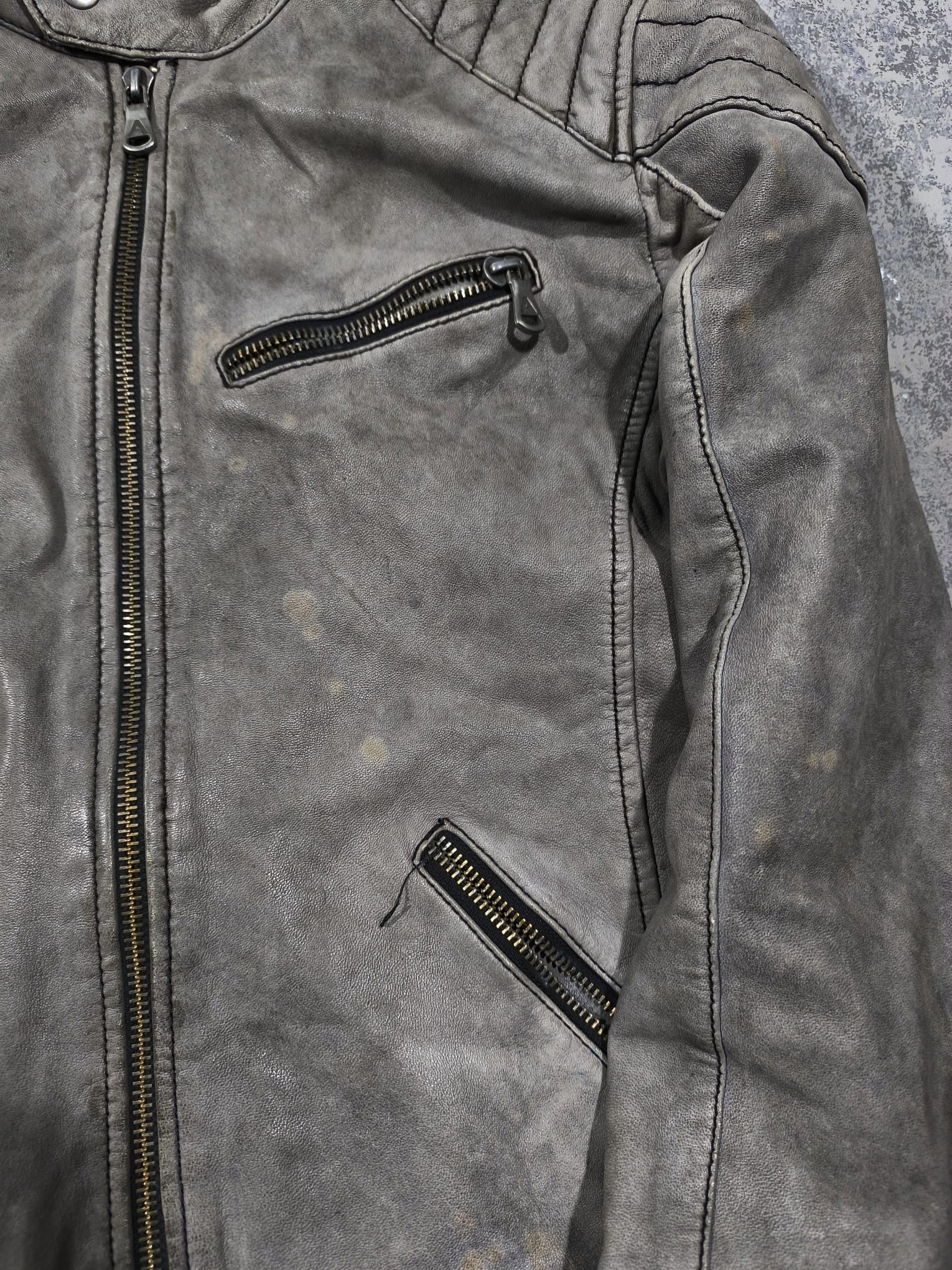 Hysteric Glamour trashy leather vtg moto jacket avantgarde rick owens Size US L / EU 52-54 / 3 - 3 Thumbnail