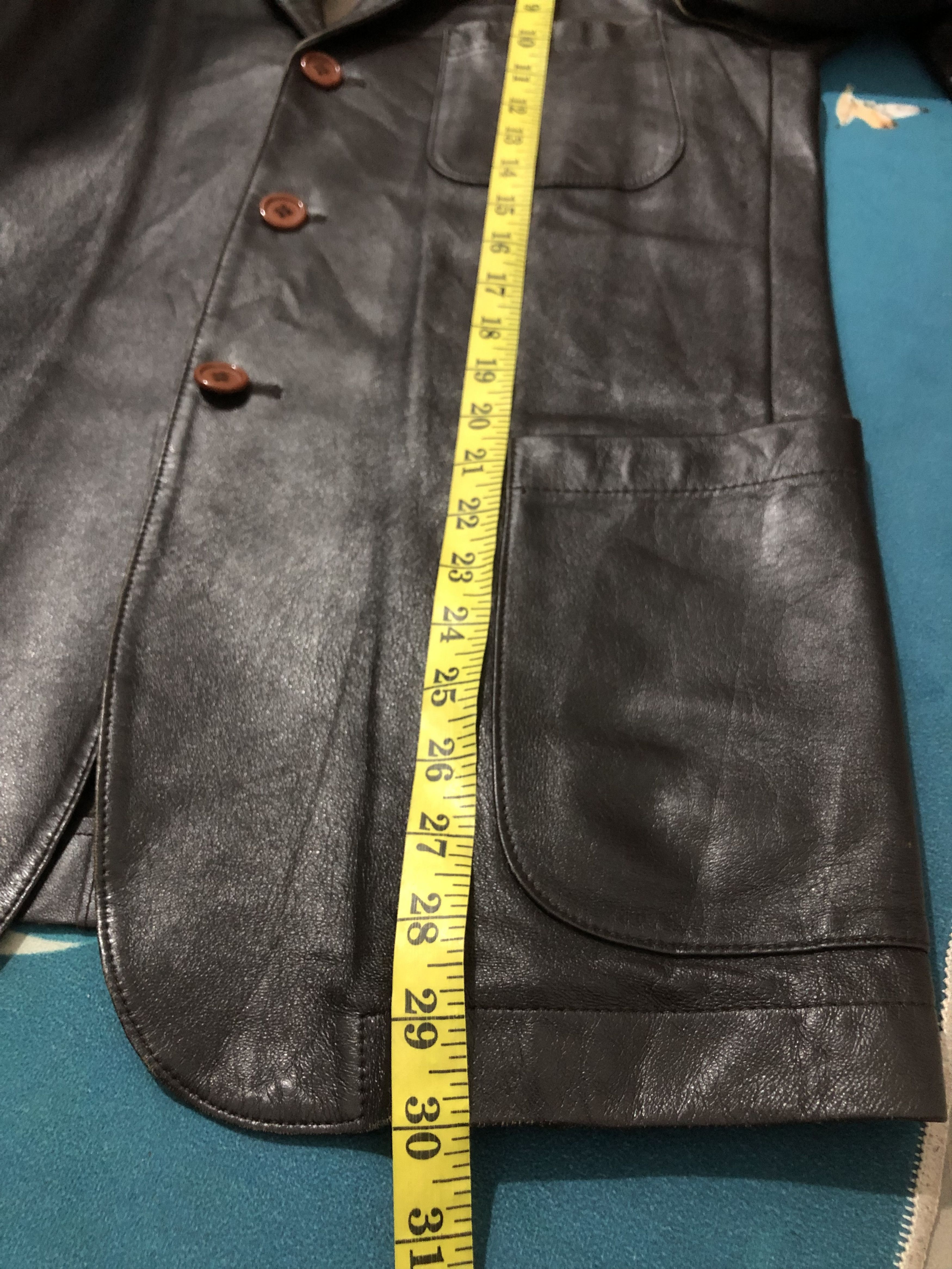 Yohji Yamamoto Yohji Yamamoto Leather Jacket Size S / US 4 / IT 40 - 8 Thumbnail