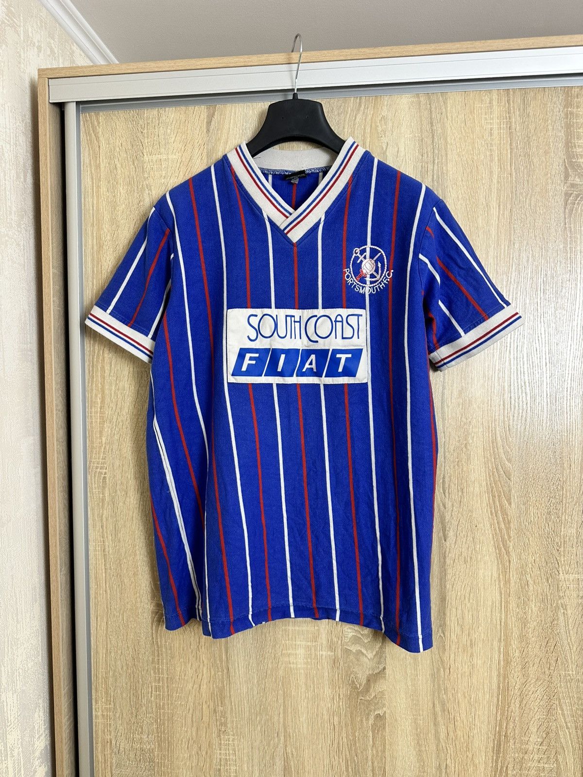 Vintage 🔥 1987 1989 Portsmouth Football Retro Toffs T Shirt Jersey Size US L / EU 52-54 / 3 - 1 Thumbnail