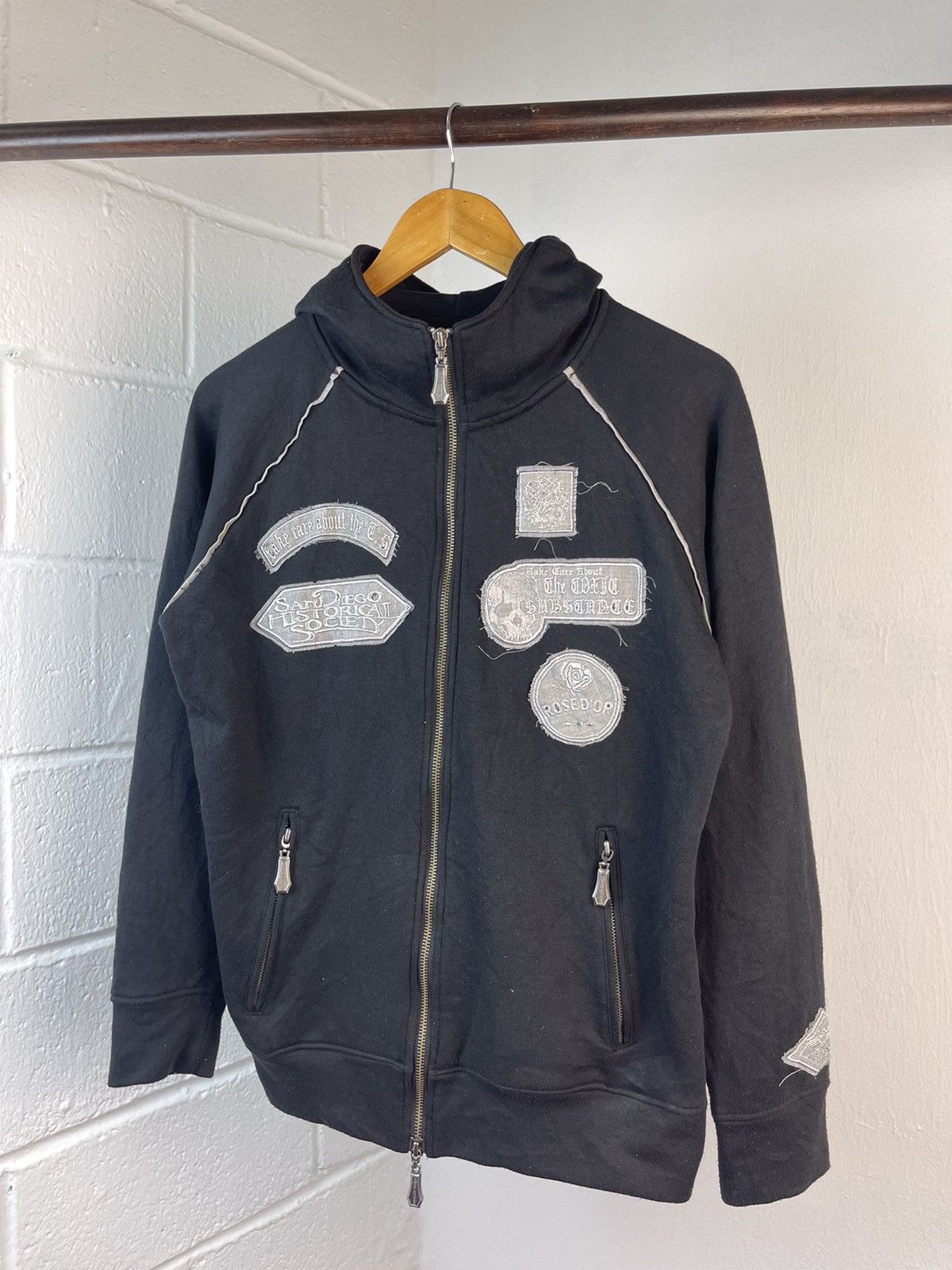 If Six Was Nine × In The Attic × Le Grande Bleu (L.G.B.) In The attic Zip Patches Hoodie Size US M / EU 48-50 / 2 - 5 Thumbnail