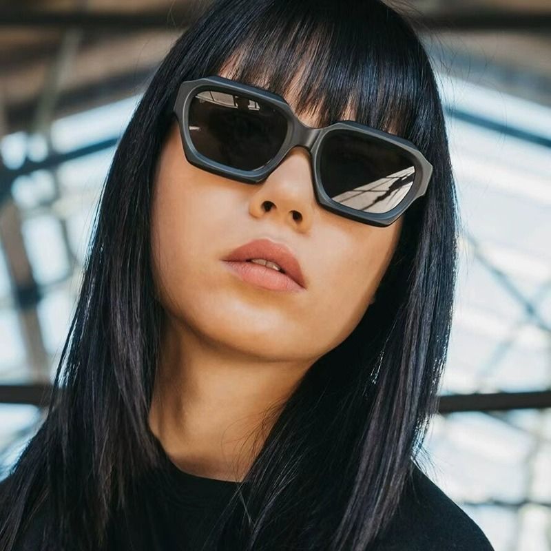 Electric Visual Hip-hop Street ins style custom avant-garde sunglasses Size ONE SIZE - 2 Thumbnail