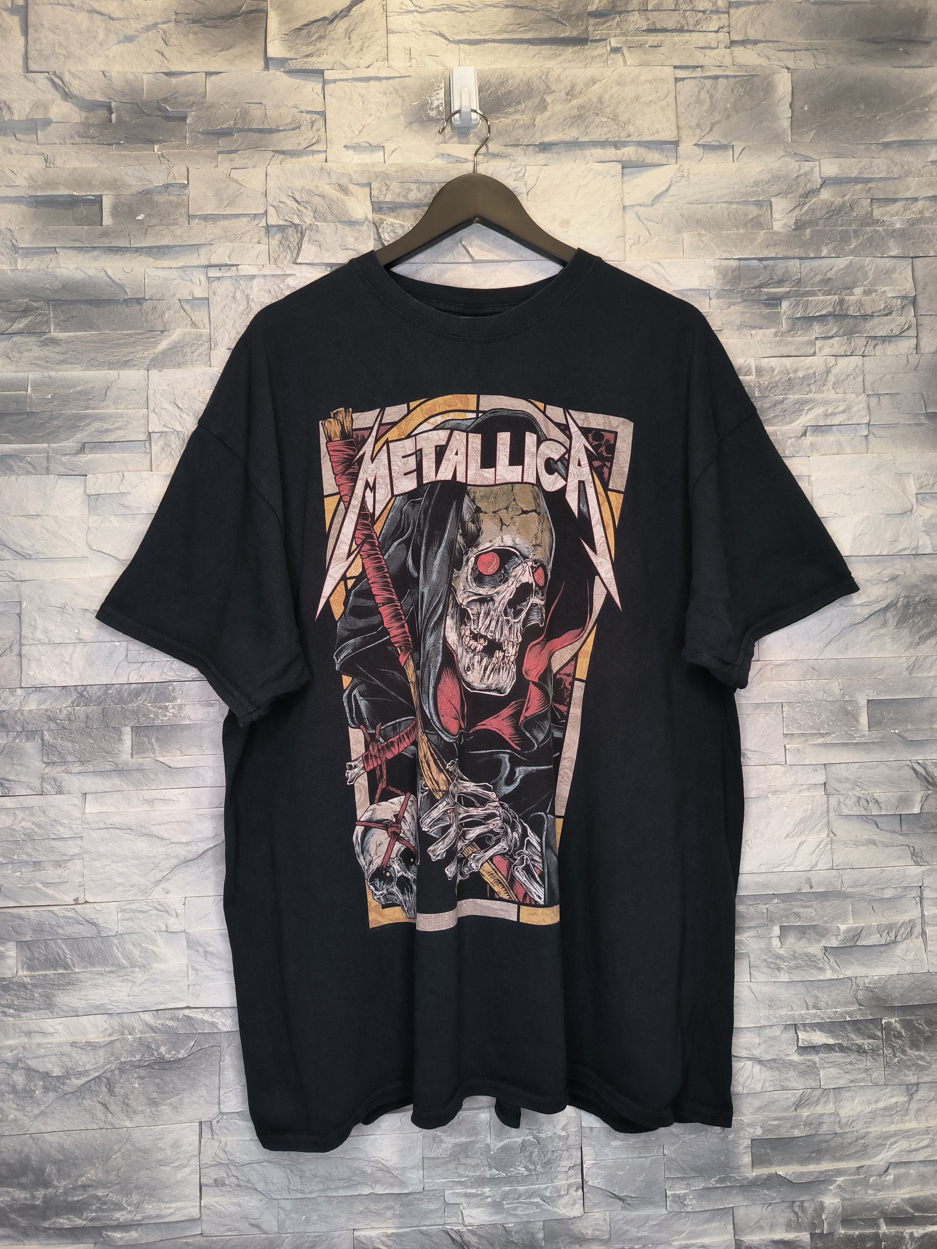 Band Tees Vintage Metallica T-Shirt Logo Metal Rock Size US XXL / EU 58 / 5 - 2 Thumbnail