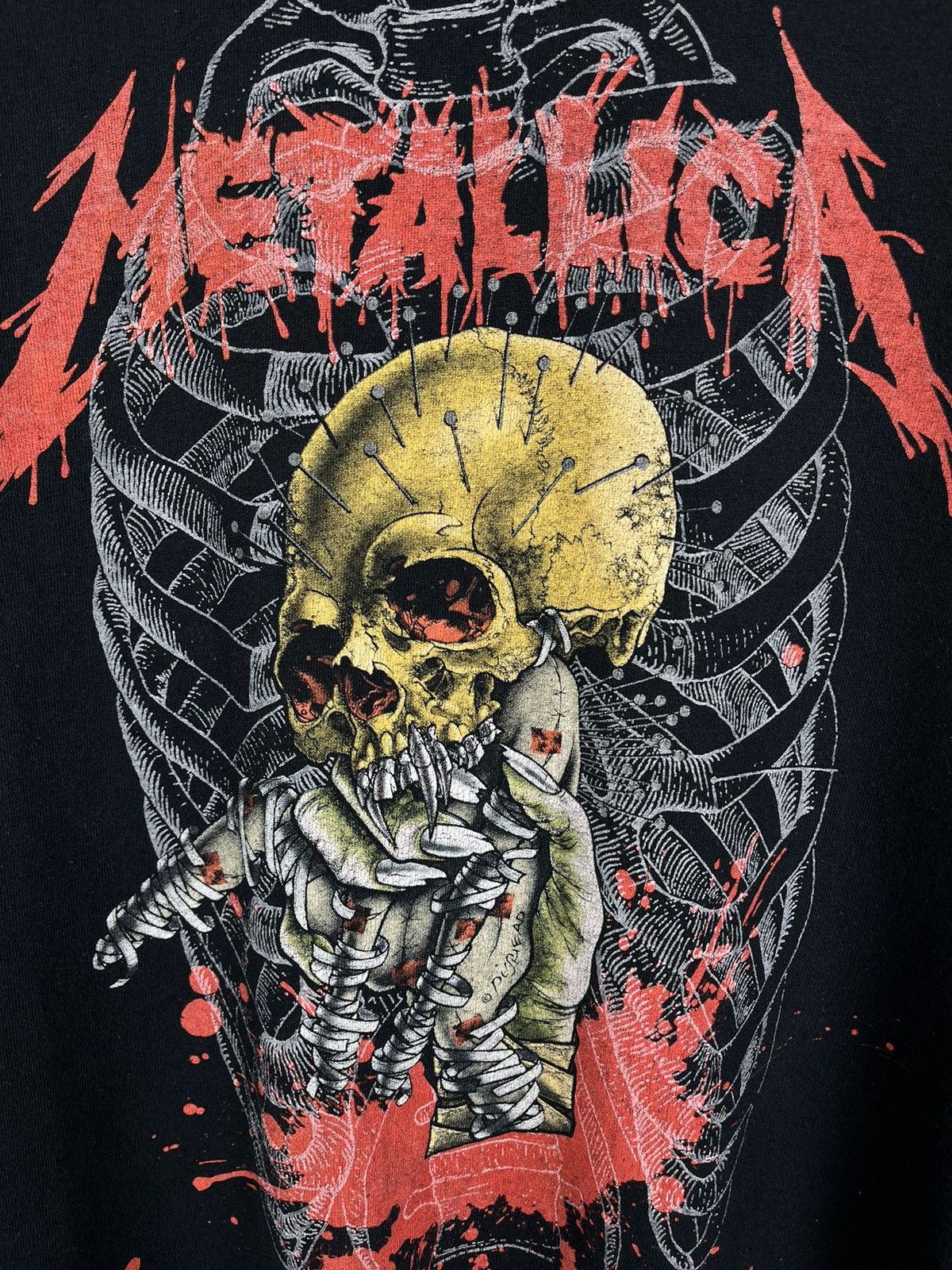 Band Tees Vintage Metallica Pushead Rare Rock Band T Shirt 2000’s Size US M / EU 48-50 / 2 - 8 Thumbnail