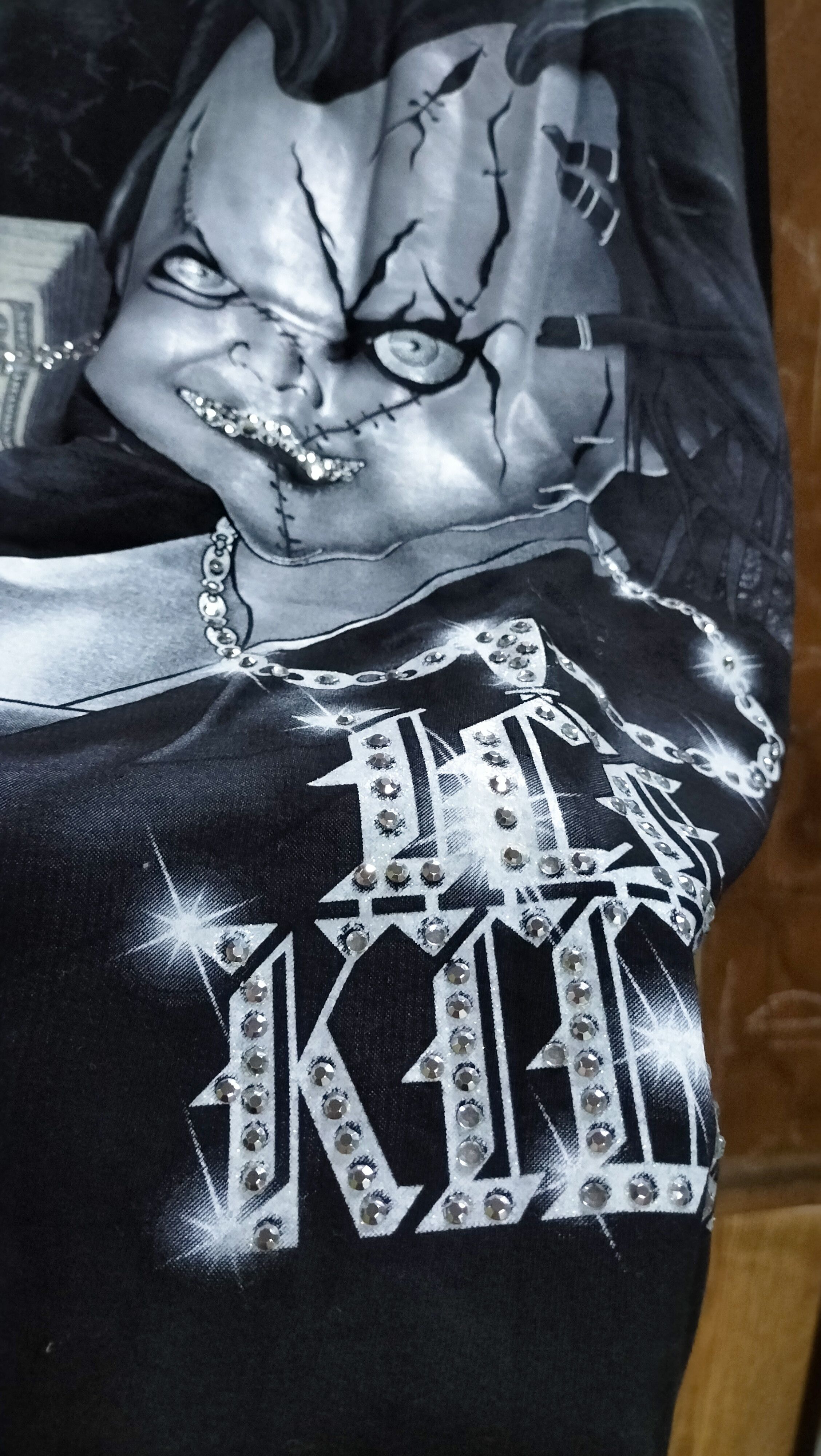 Rap Tees × Vintage Vintage Chucky Movie tees Fashion Hip-hop Raptees Size US XXL / EU 58 / 5 - 4 Thumbnail