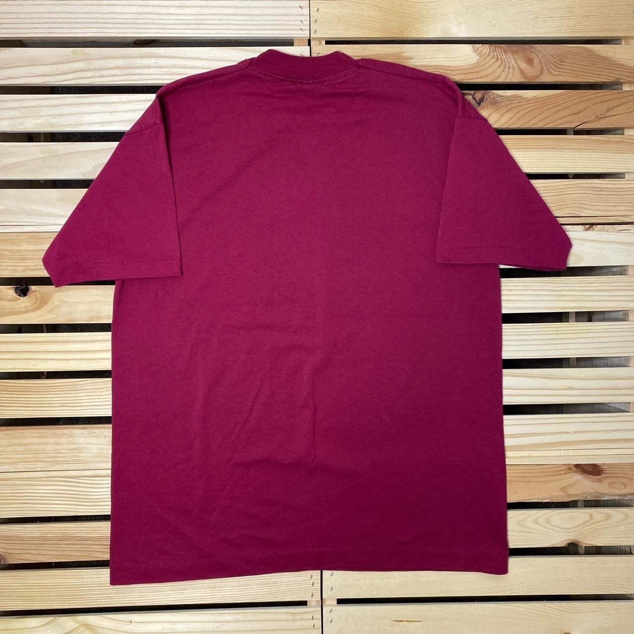 Fruit Of The Loom Vintage Great Smoky Mountains Burgundy Nature Tee Size Large Size US L / EU 52-54 / 3 - 2 Thumbnail