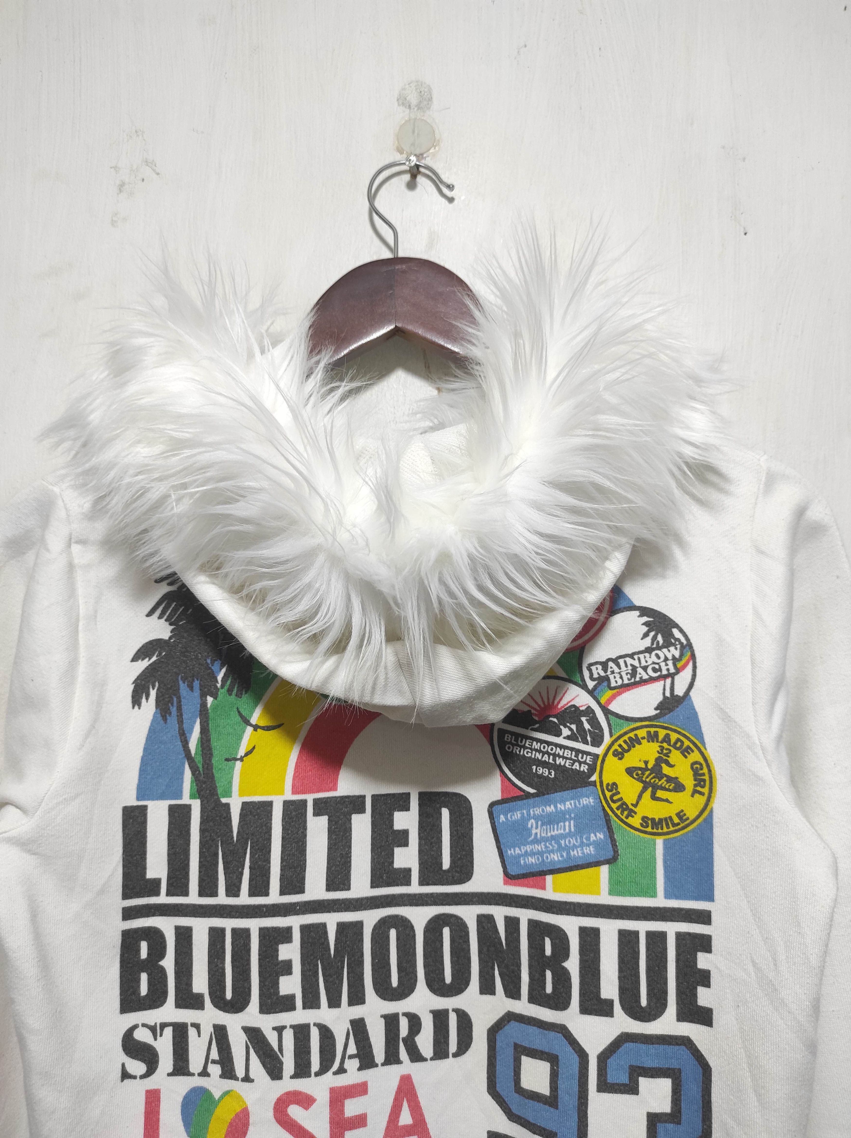 Hysteric Glamour Blue Moon Blue Fur Hoodie i6w9 LGB style Size US XS / EU 42 / 0 - 16 Thumbnail