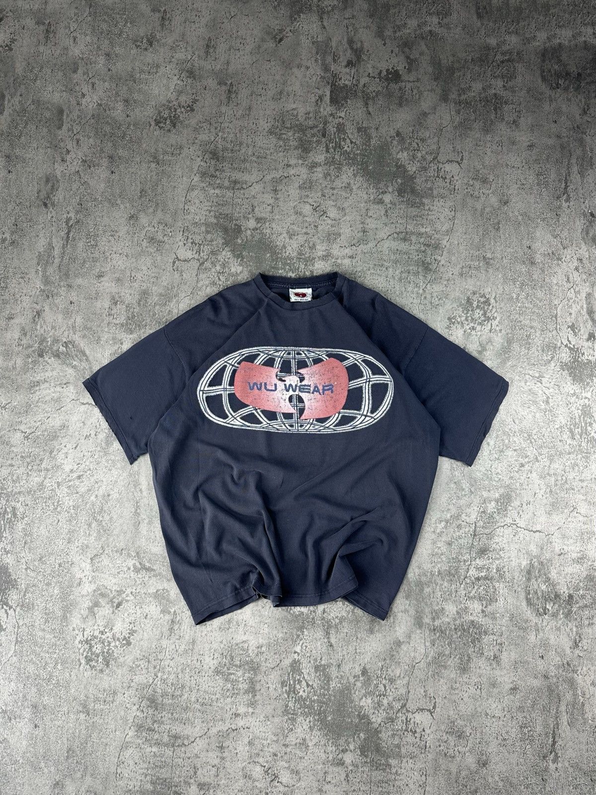 image of Vintage x Wu Tang Clan Vitnage 1990’S Wu-Tang Clan Rap Tee in Blue, Men's (Size XL)