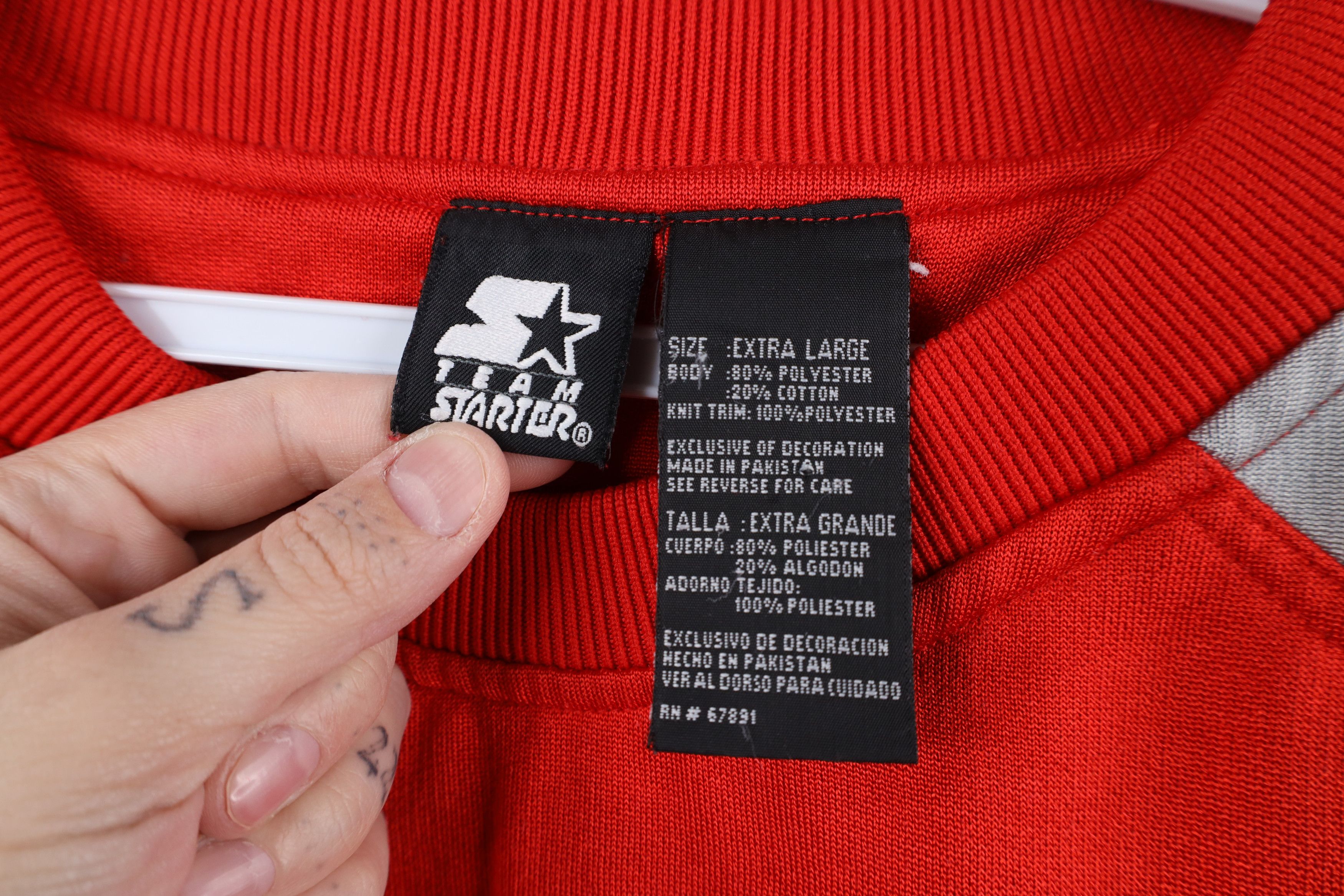 Starter × Vintage Vintage 90s Starter Heavyweight Ohio University Sweatshirt Size US XL / EU 56 / 4 - 11 Thumbnail
