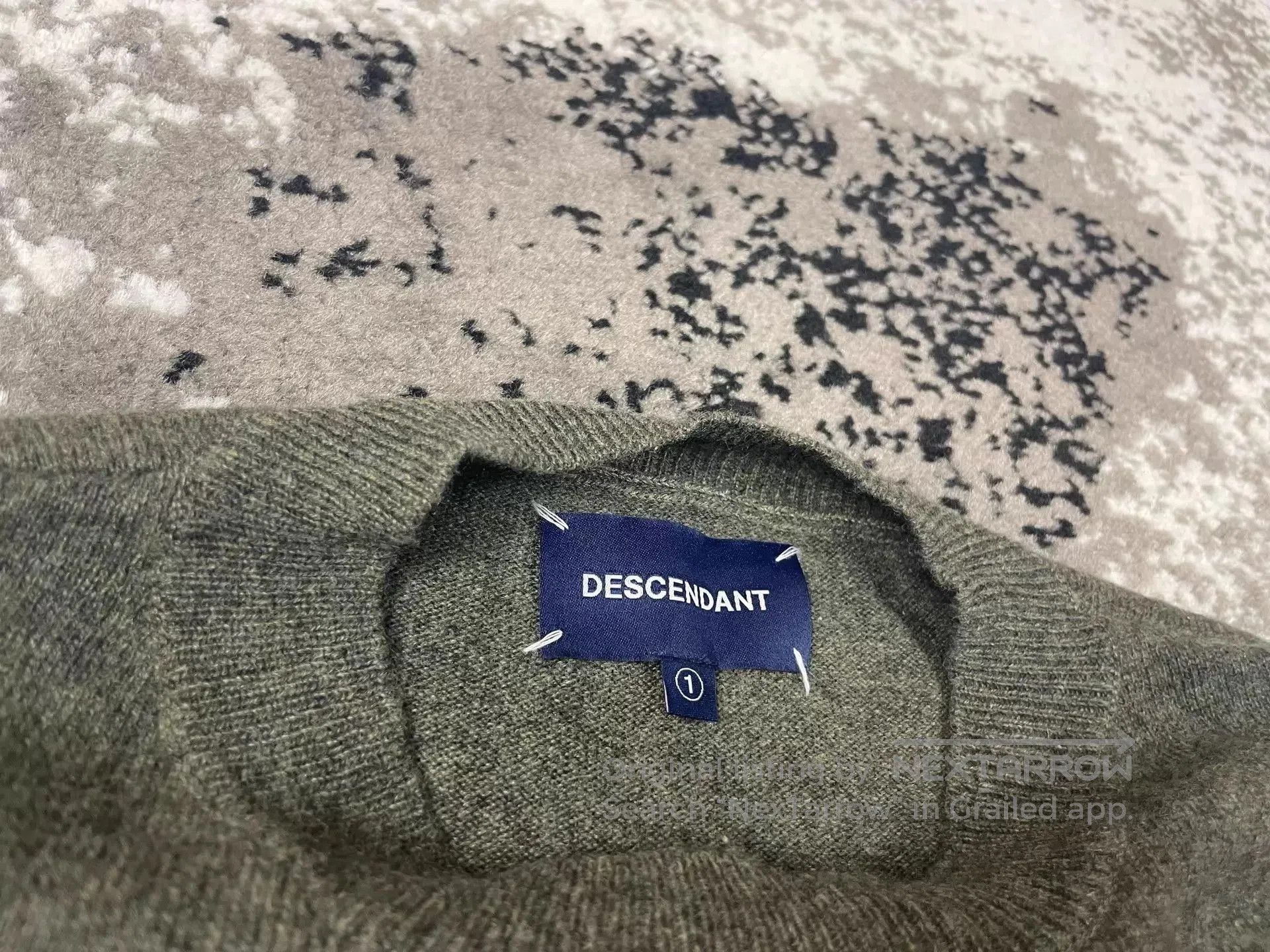 Descendant Gray Crewneck Sweater - Size S. Size US S / EU 44-46 / 1 - 3 Thumbnail