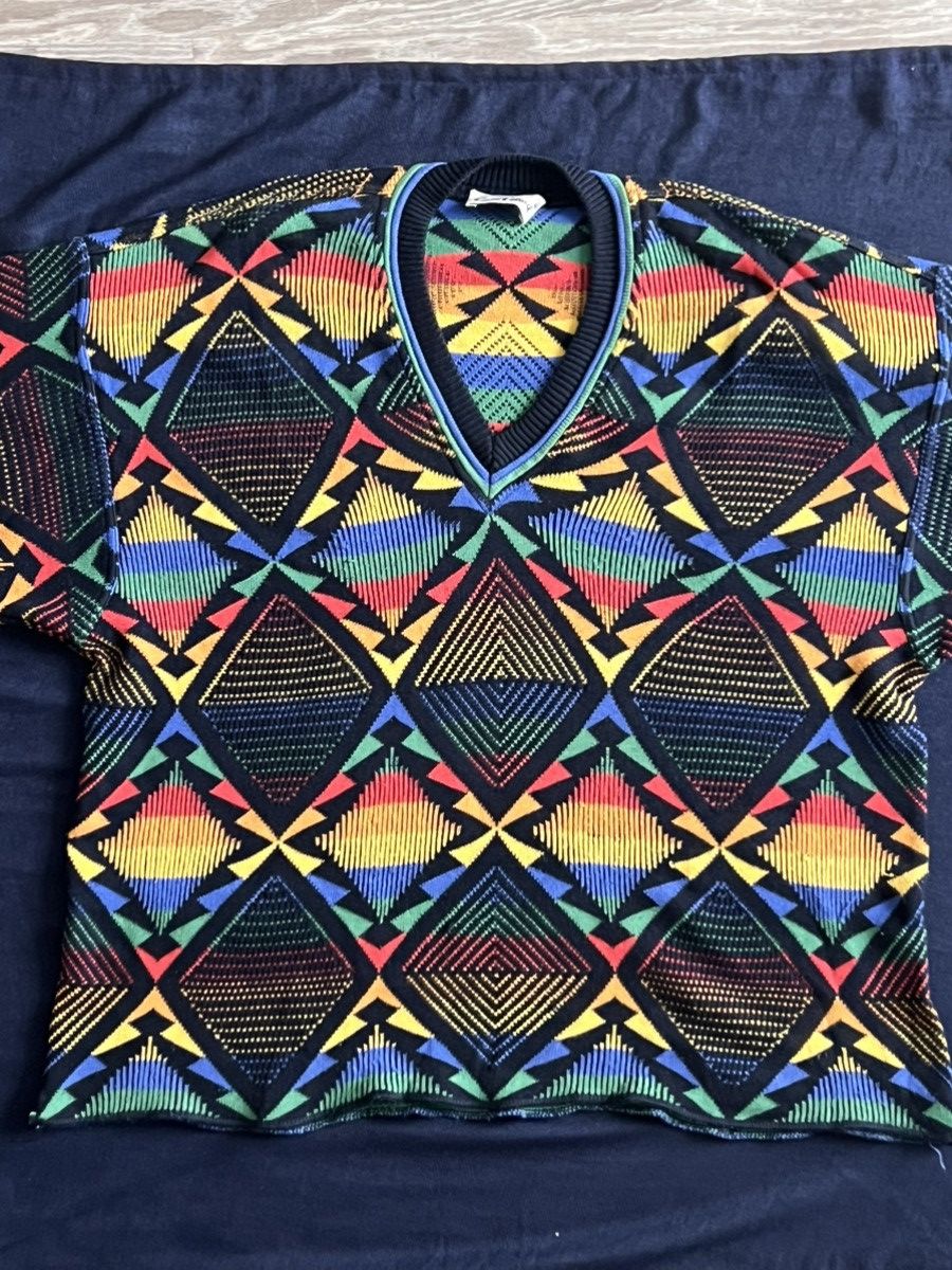 Carlo Colucci Carlo Colucci Multicolored Sweater Size L / US 10 / IT 46 - 2 Thumbnail