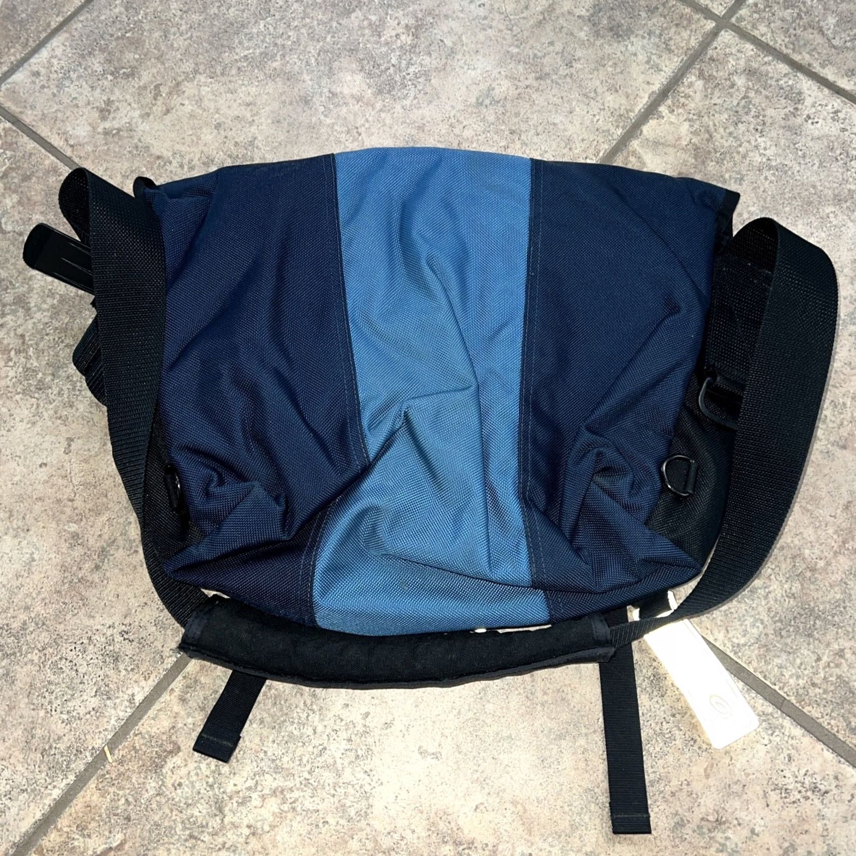 Vintage Timbuk2 Blue Medium Computer Satchel Bag Satchel Men Medium Canvas Blue Computer Bag Size ONE SIZE - 6 Thumbnail