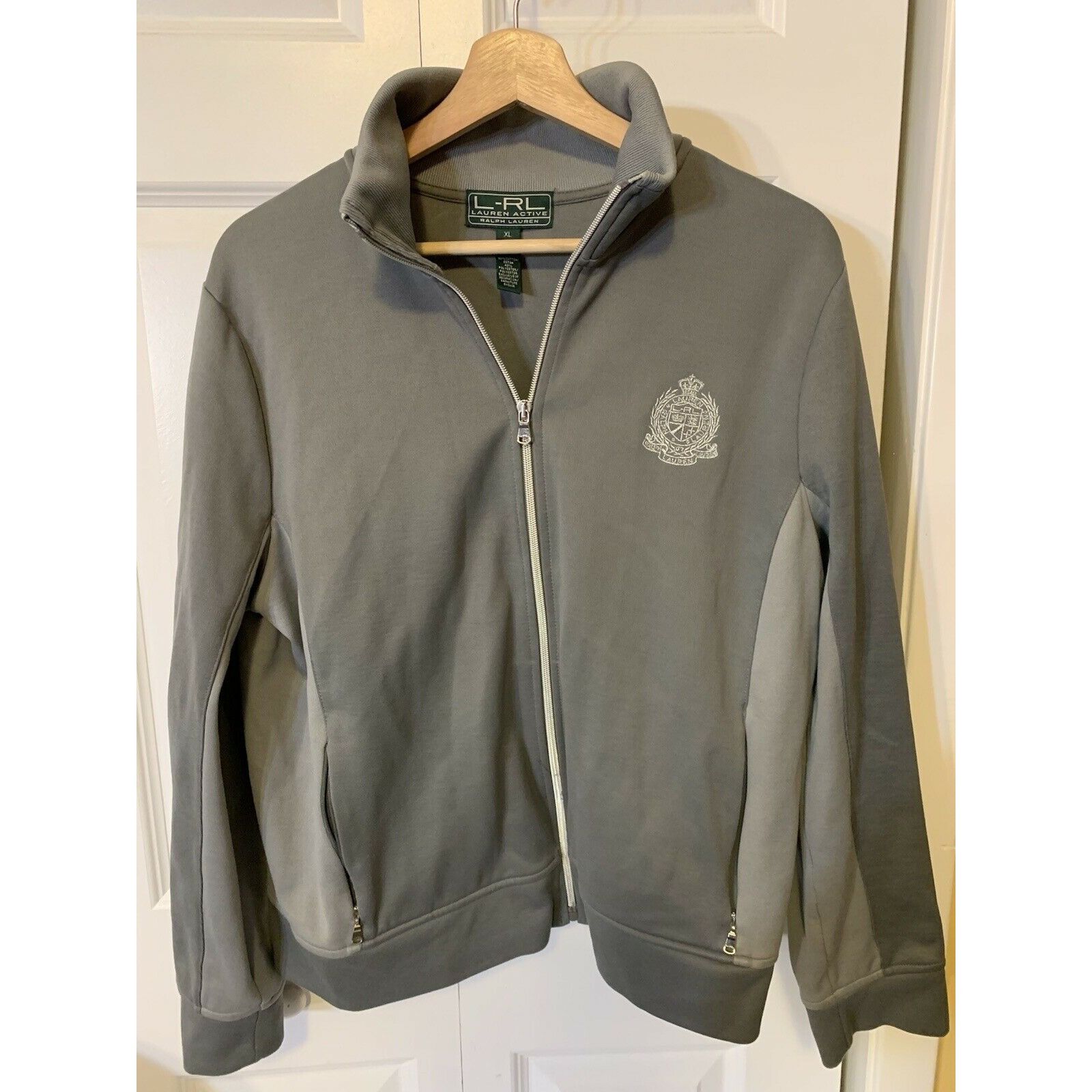 Ralph Lauren Ralph Lauren L-RL Active Women's Sz XL Gray Crest Full Zip W Size XL / US 12-14 / IT 48-50 - 4 Thumbnail