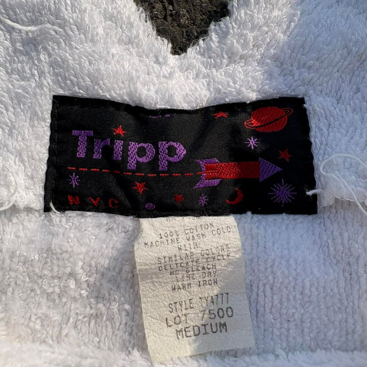 Tripp NYC TRIPP NYC White Terry Cloth Overall Dress Size M / US 6-8 / IT 42-44 - 2 Thumbnail
