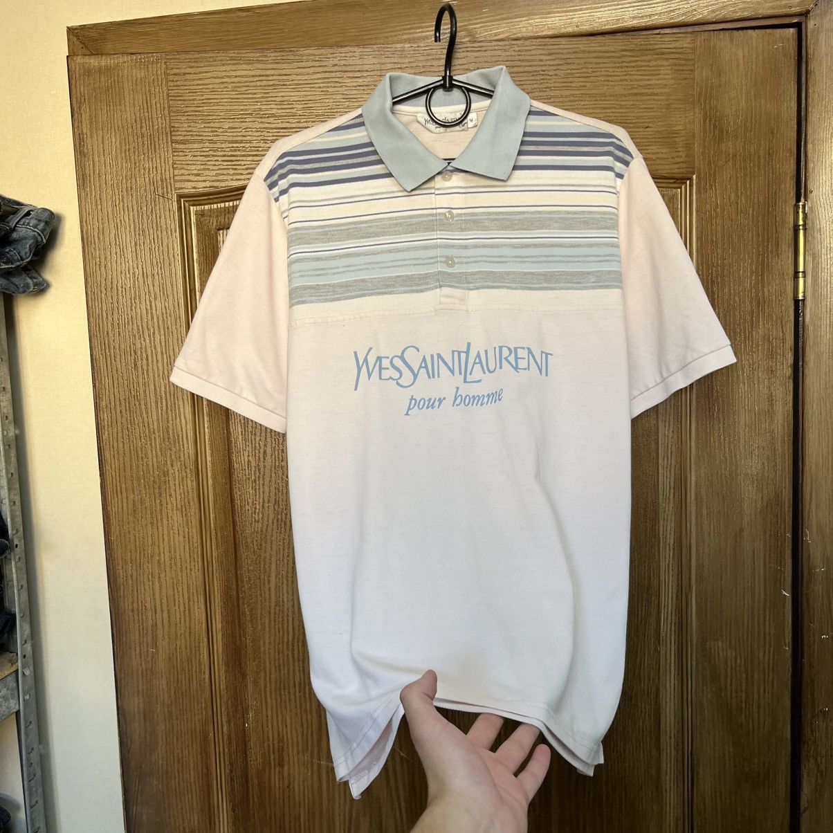 Vintage Yves Saint Laurent Polo T-Shirt YSL