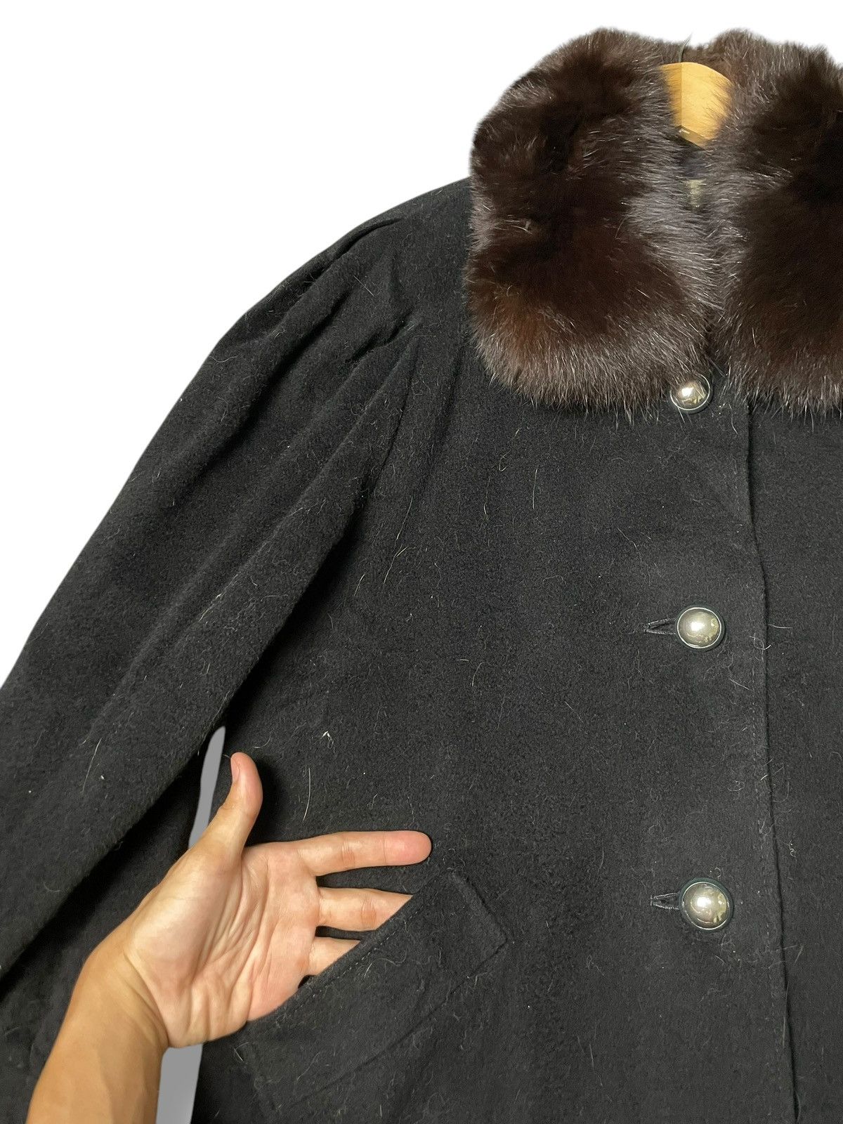 Japanese Brand × Vintage Saint Bellâge Cashmere Fine Long Coat (74) Size US S / EU 44-46 / 1 - 2 Thumbnail