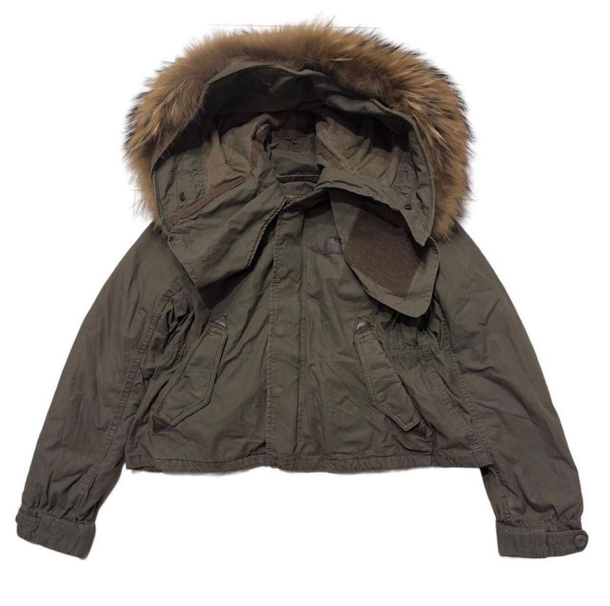 GOA 2000s GOA Fur Military Jacket Size US XS / EU 42 / 0 - 1 Thumbnail