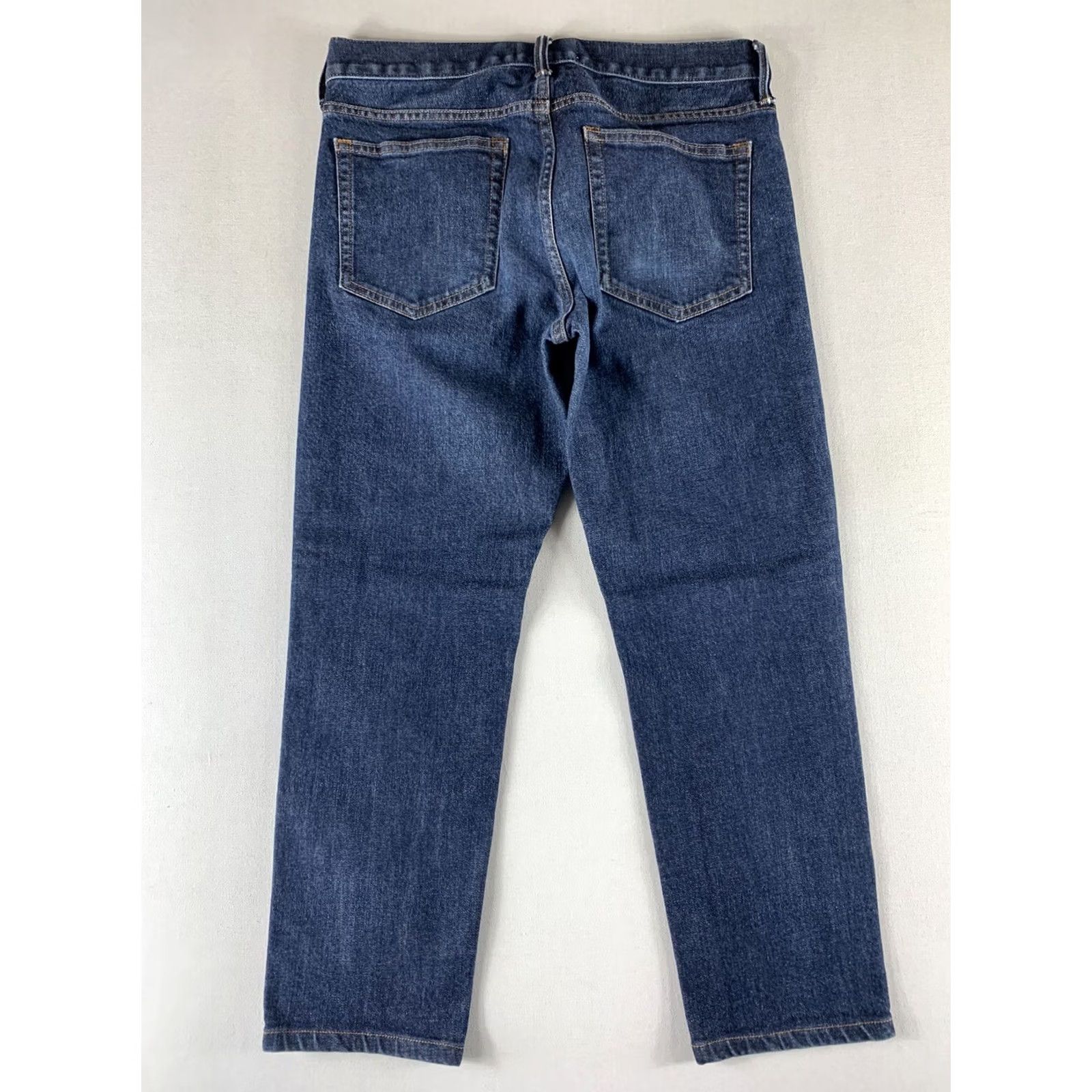 Everlane EVERLANE JEANS WOMENS 31X30 BLUE SLIM ATHLETIC (FLAT LAY IS 32X26) Size 24" / US 00 / IT 34 - 2 Thumbnail