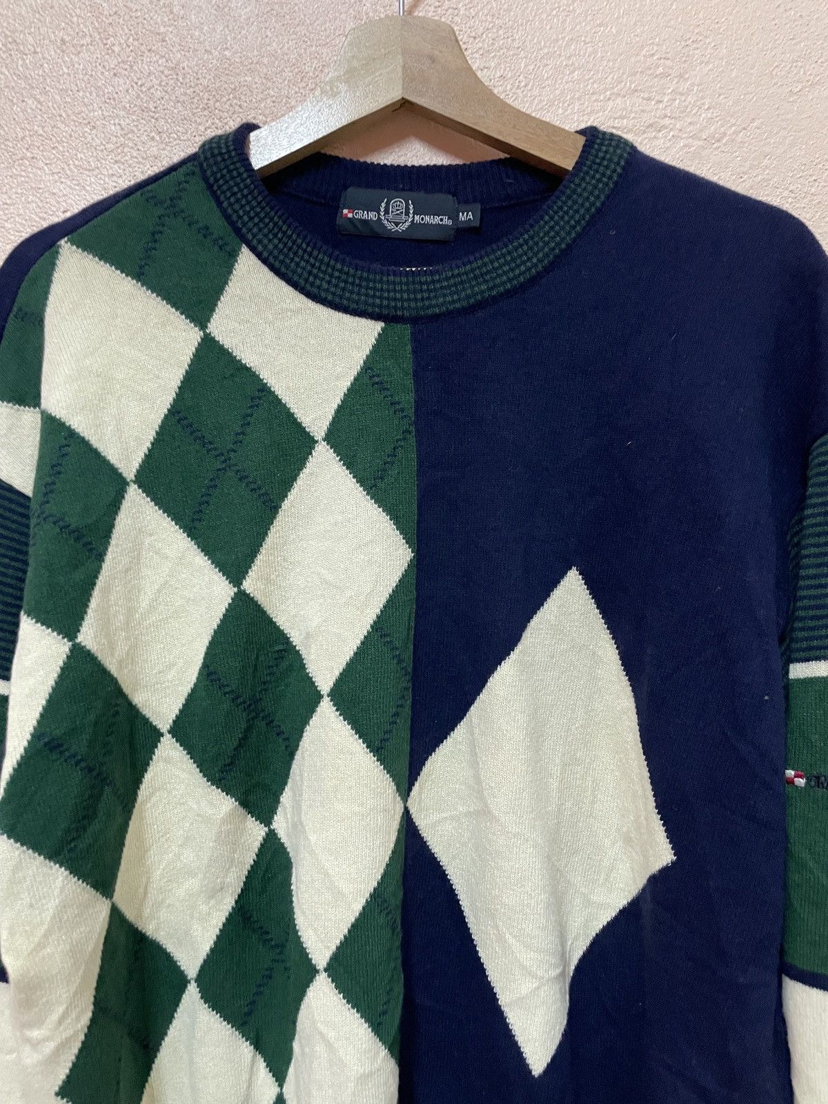 Grand Slam Vintage Grand Monarch golf Knitwear abstract art diamond L Size US M / EU 48-50 / 2 - 3 Thumbnail