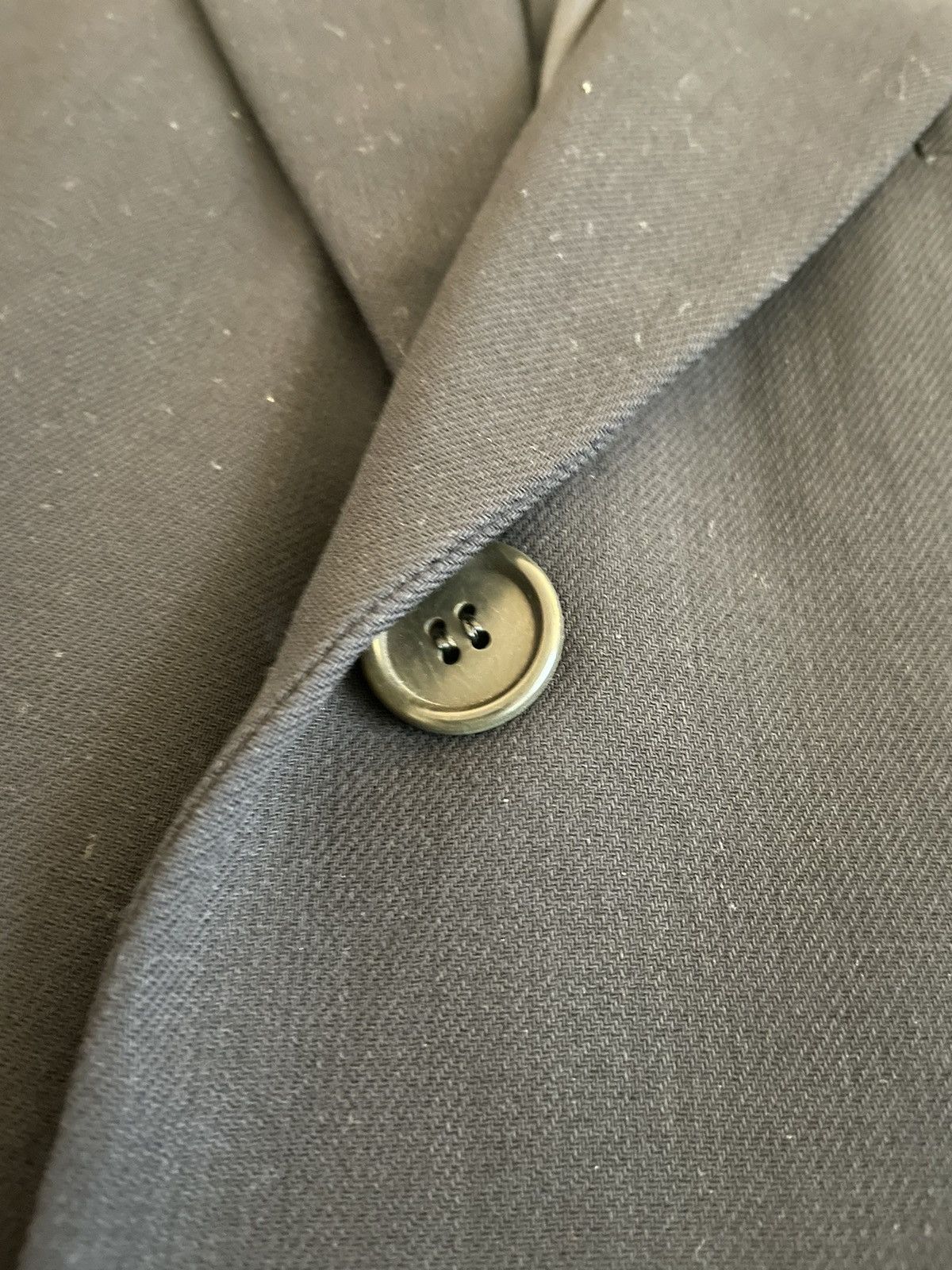 Giorgio Armani × Vintage 3-Button Wool Crepe Jacket Size 38R - 4 Thumbnail
