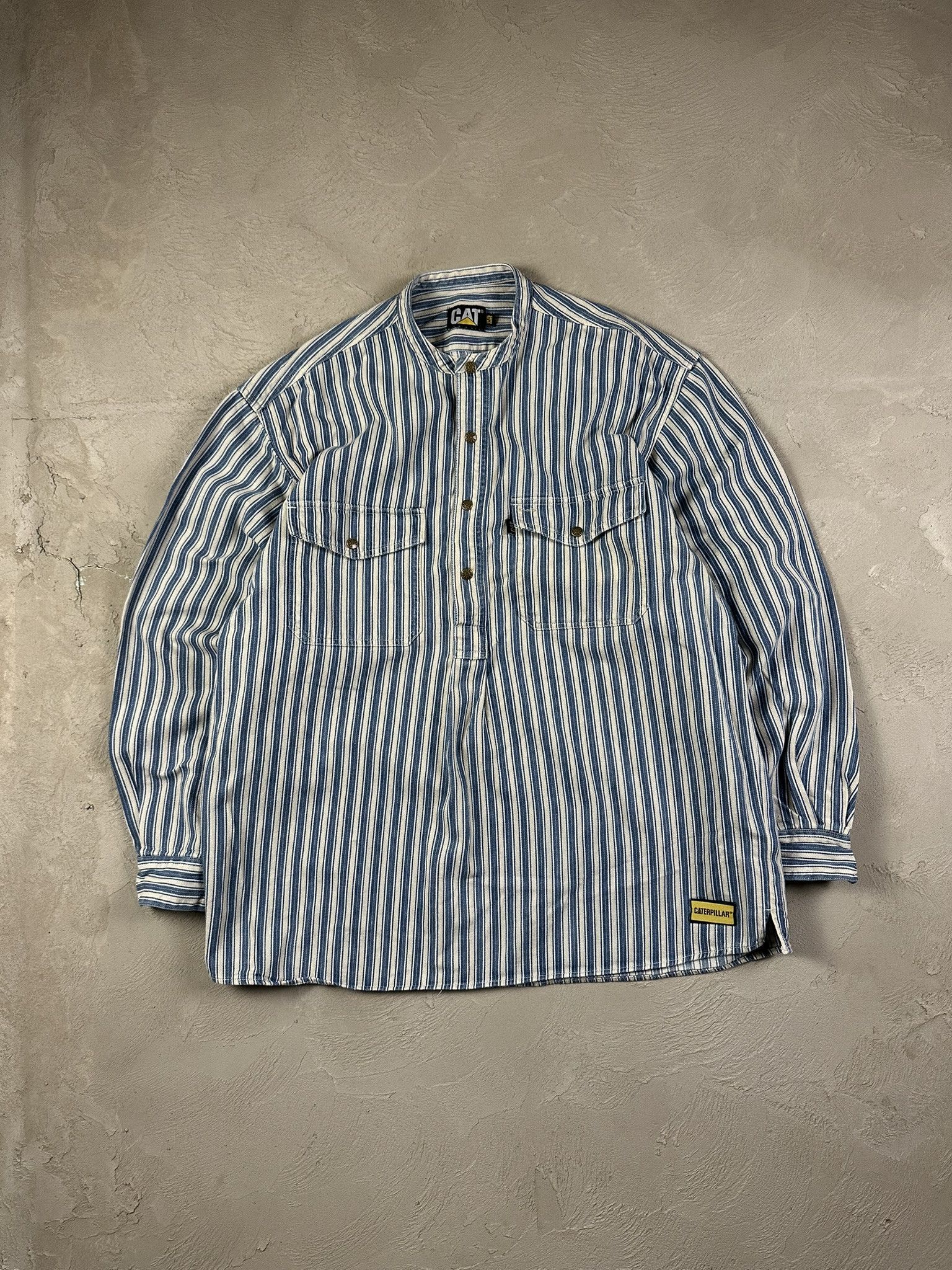 90s Vintage Flannel CAT Caterpillar Workwear Shirt