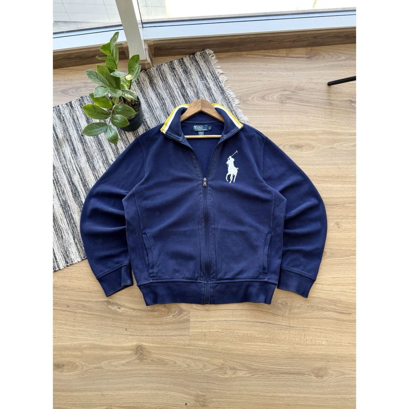 Polo Ralph Lauren VINTAGE Polo Ralph Lauren Sweatshirt Polo Ralph Lauren Logo BLUE Size L Men Size US L / EU 52-54 / 3 - 3 Thumbnail