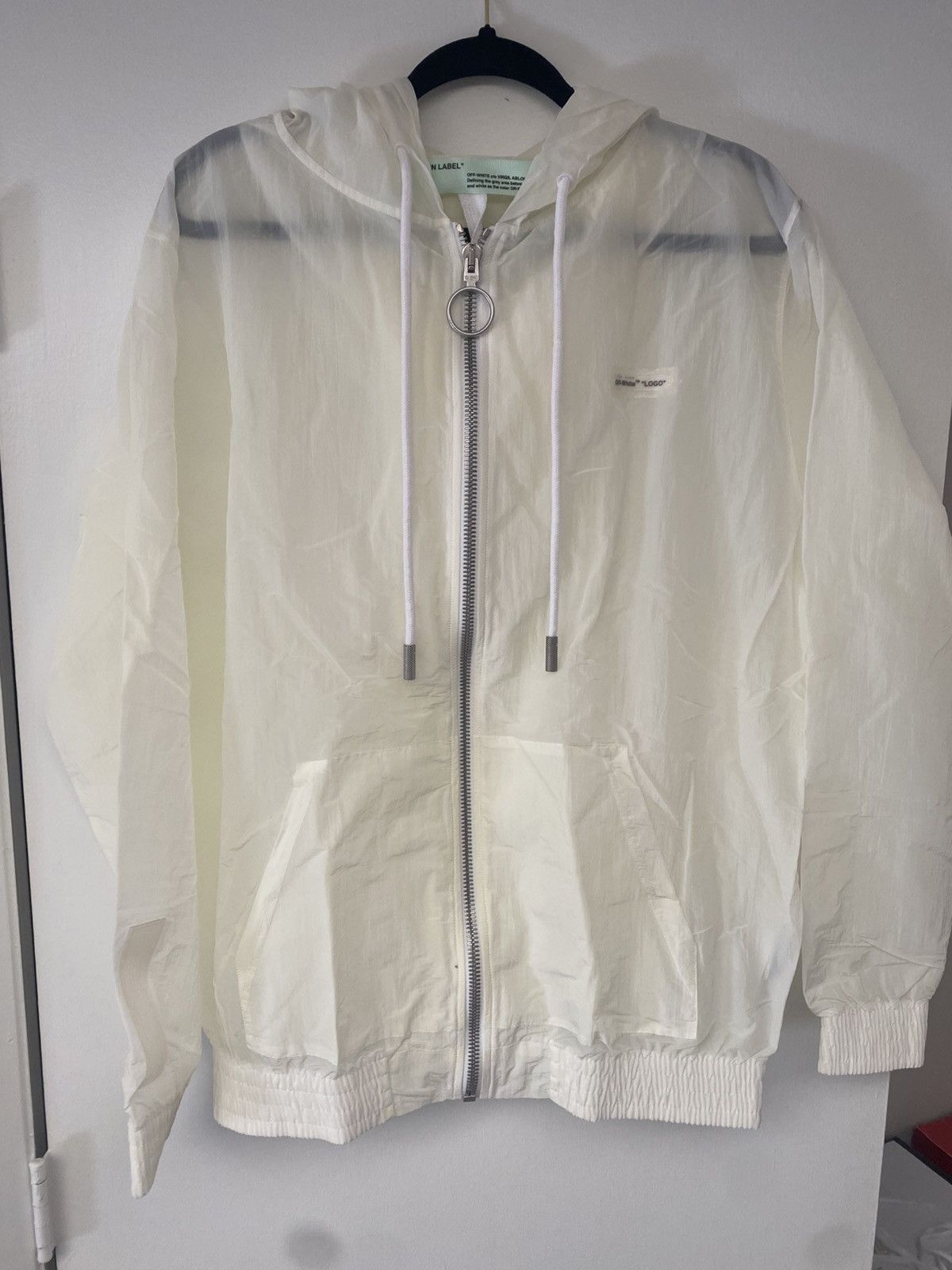 Off-White OFF-WHITE translucent windbreaker (large) Size US L / EU 52-54 / 3 - 1 Thumbnail