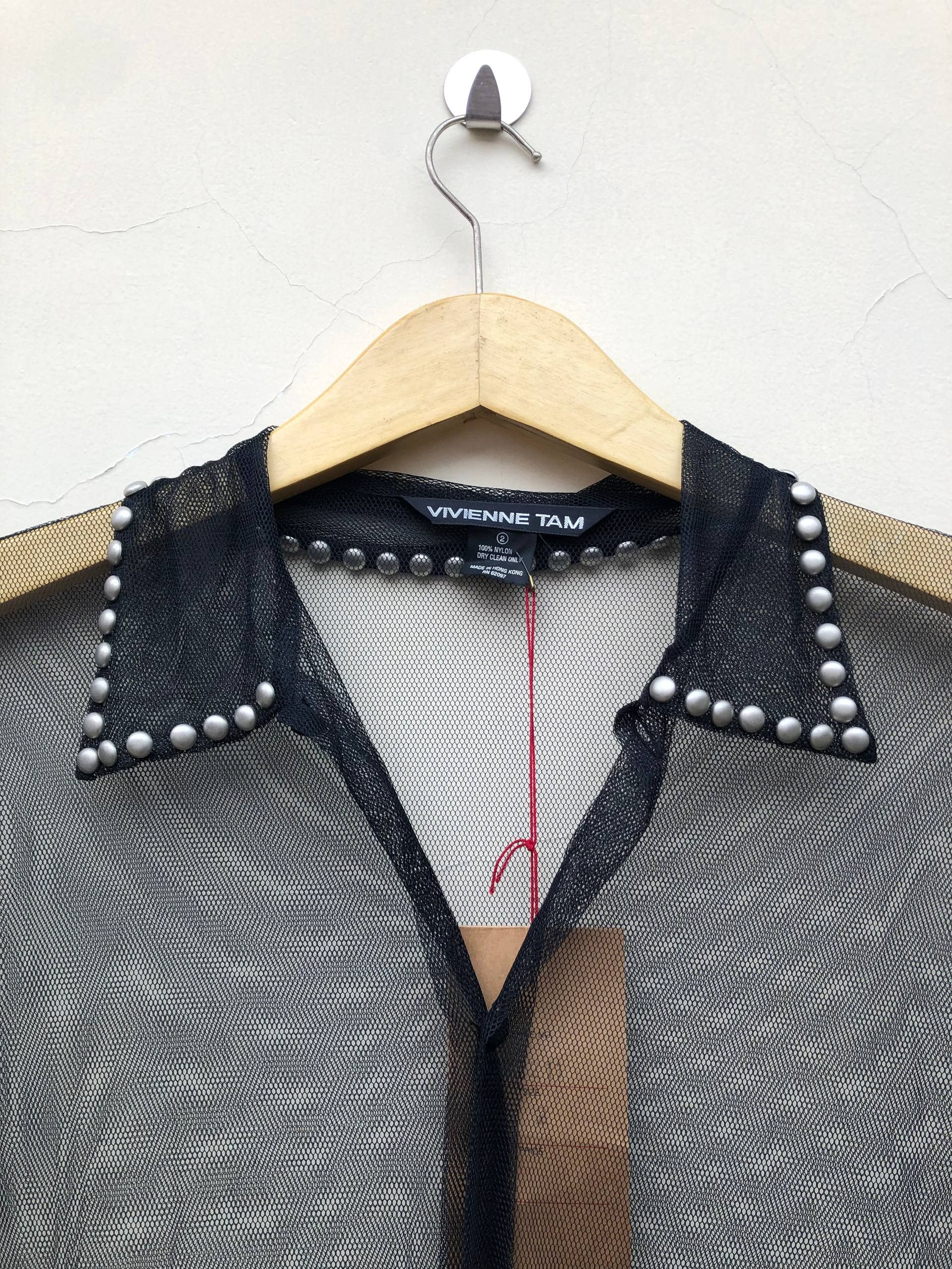 If Six Was Nine Vivienne Tam Studded Mesh Size US L / EU 52-54 / 3 - 3 Thumbnail