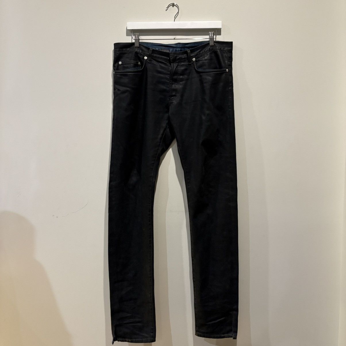 Dior × Hedi Slimane Dior Homme SS07 coated jeans | Grailed