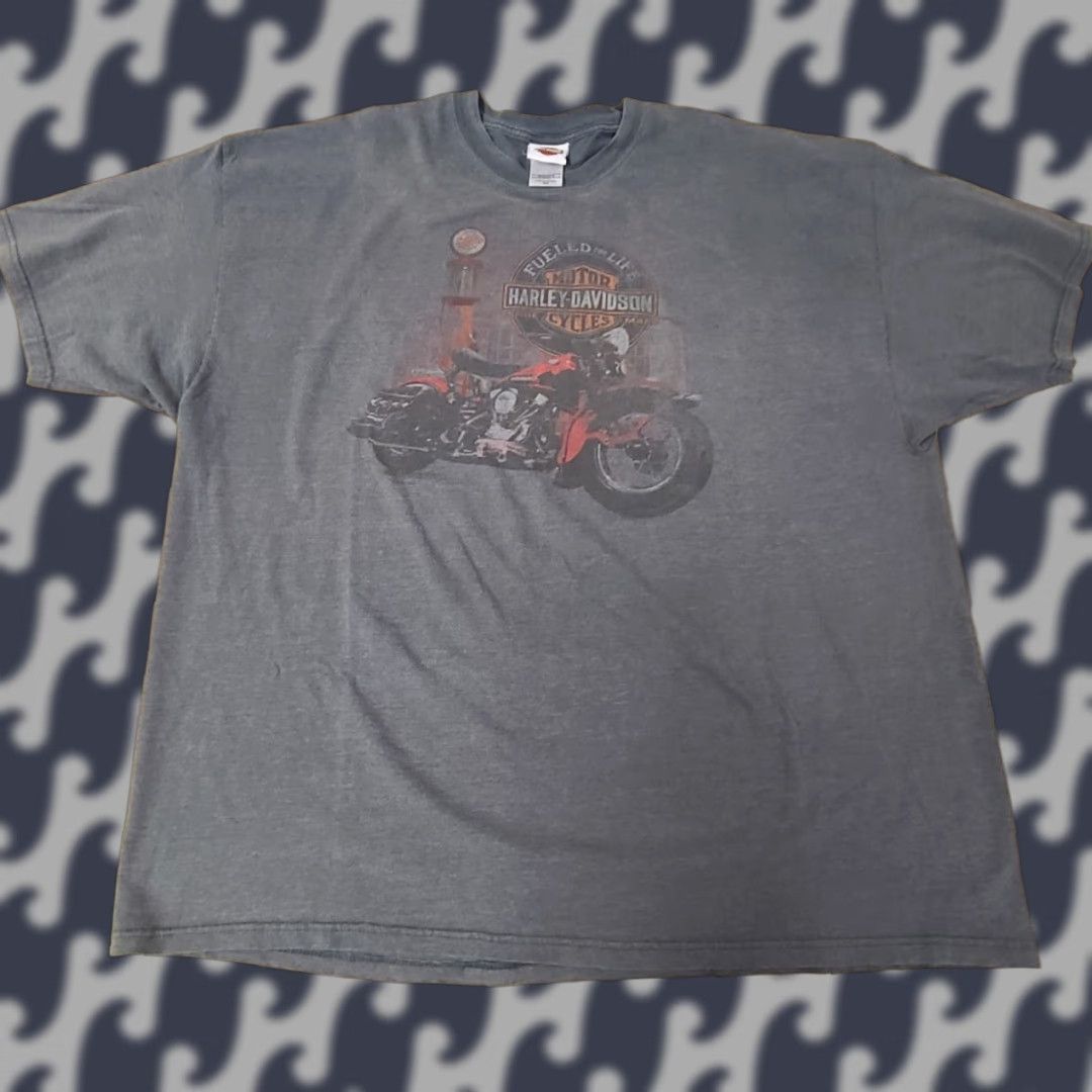 Harley Davidson Harley-Davidson T Shirt Men 3XL Gray Milwaukee Motorcycle Graphic Solid Crew Short Sleeve Cotton Blend Polyester Blend Regular Size US XXL / EU 58 / 5 - 1 Thumbnail