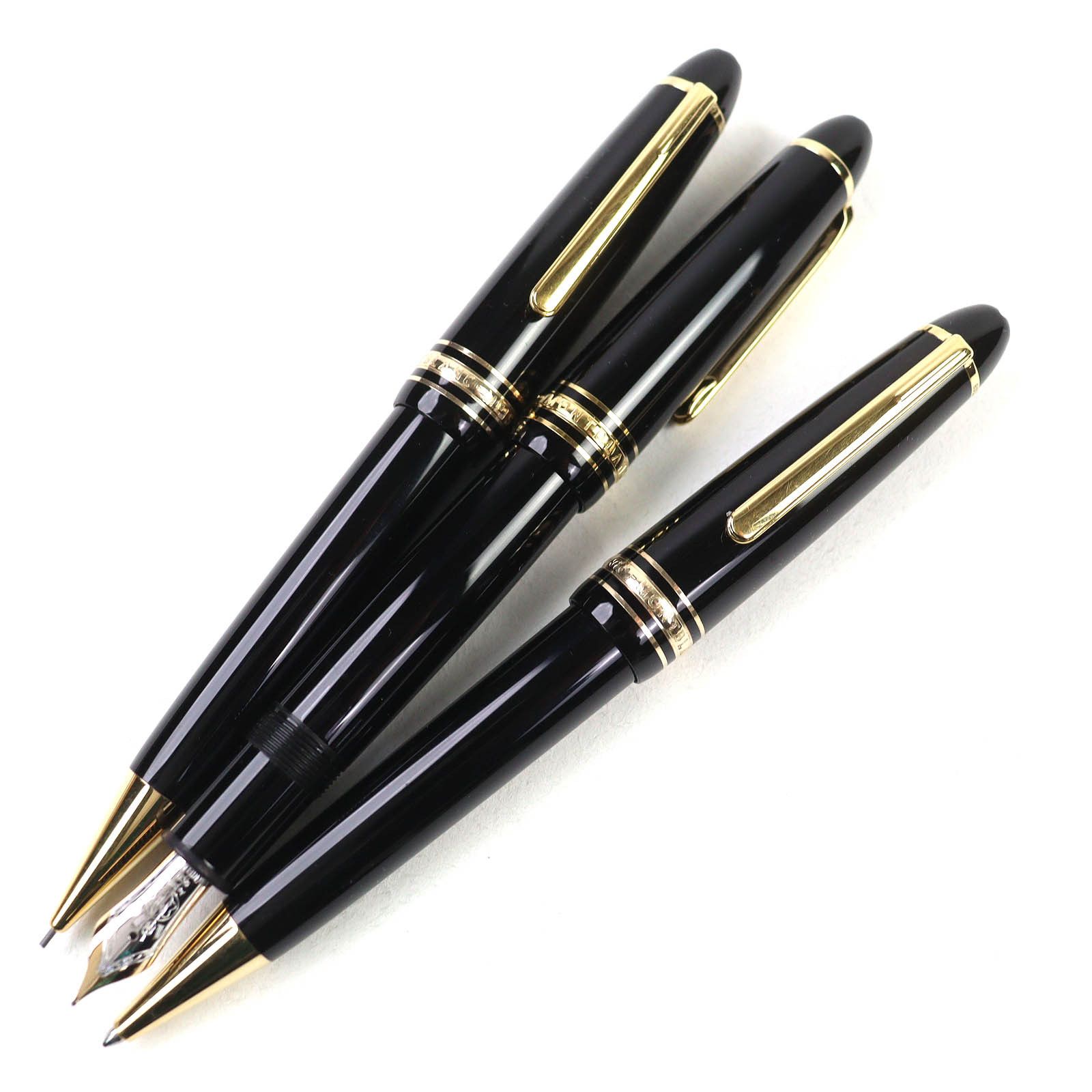 Montblanc Montblanc MONTBLANC Le Grand PIX Fountain Pen Ballpoint Pen Mechanical Pencil Set Metal Pen DUTY FREE for USA Size ONE SIZE - 1 Thumbnail