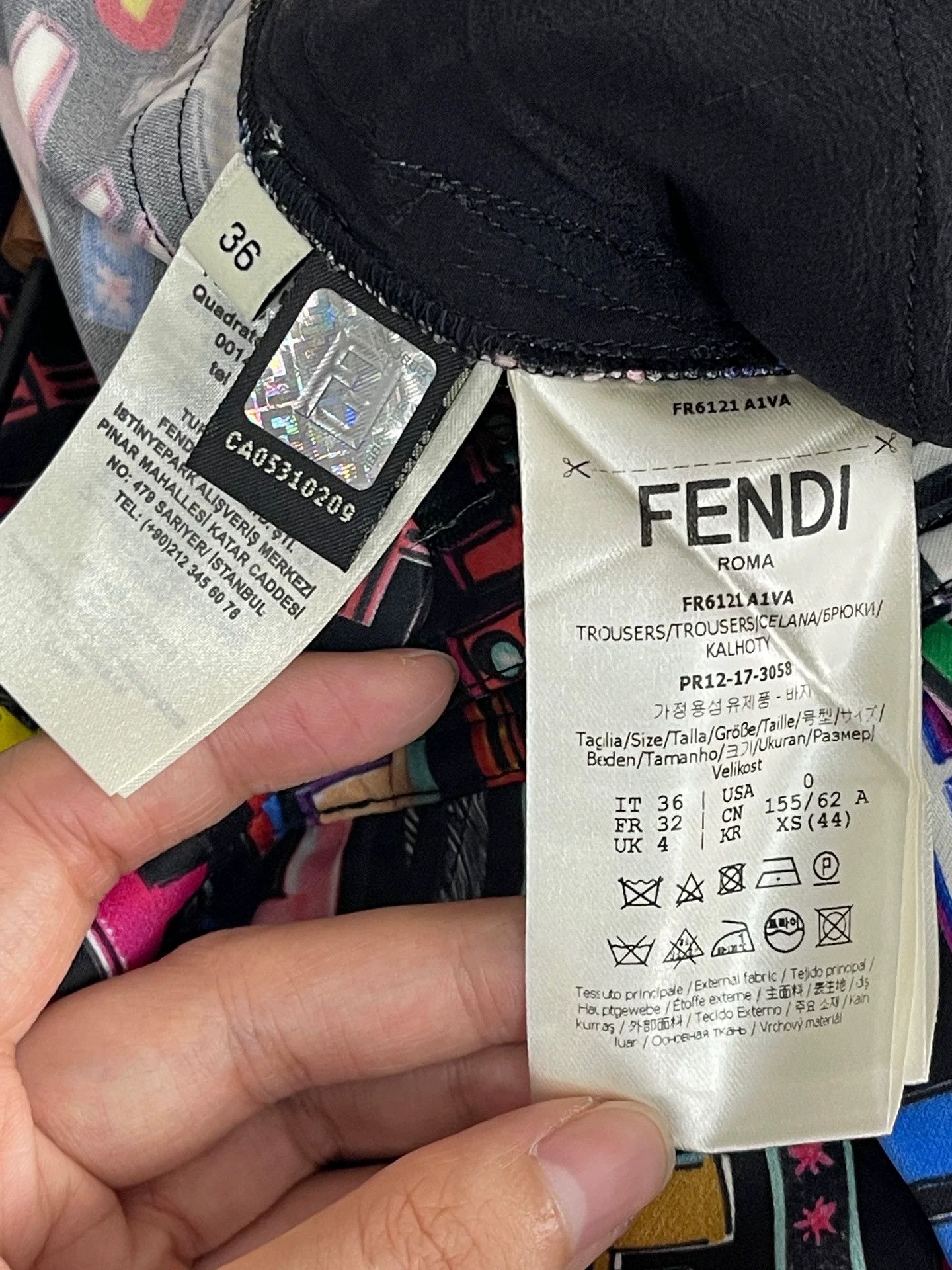 Fendi Fendi FF Monogram Pants 36 New Size 25" / US 0 / IT 36 - 7 Thumbnail