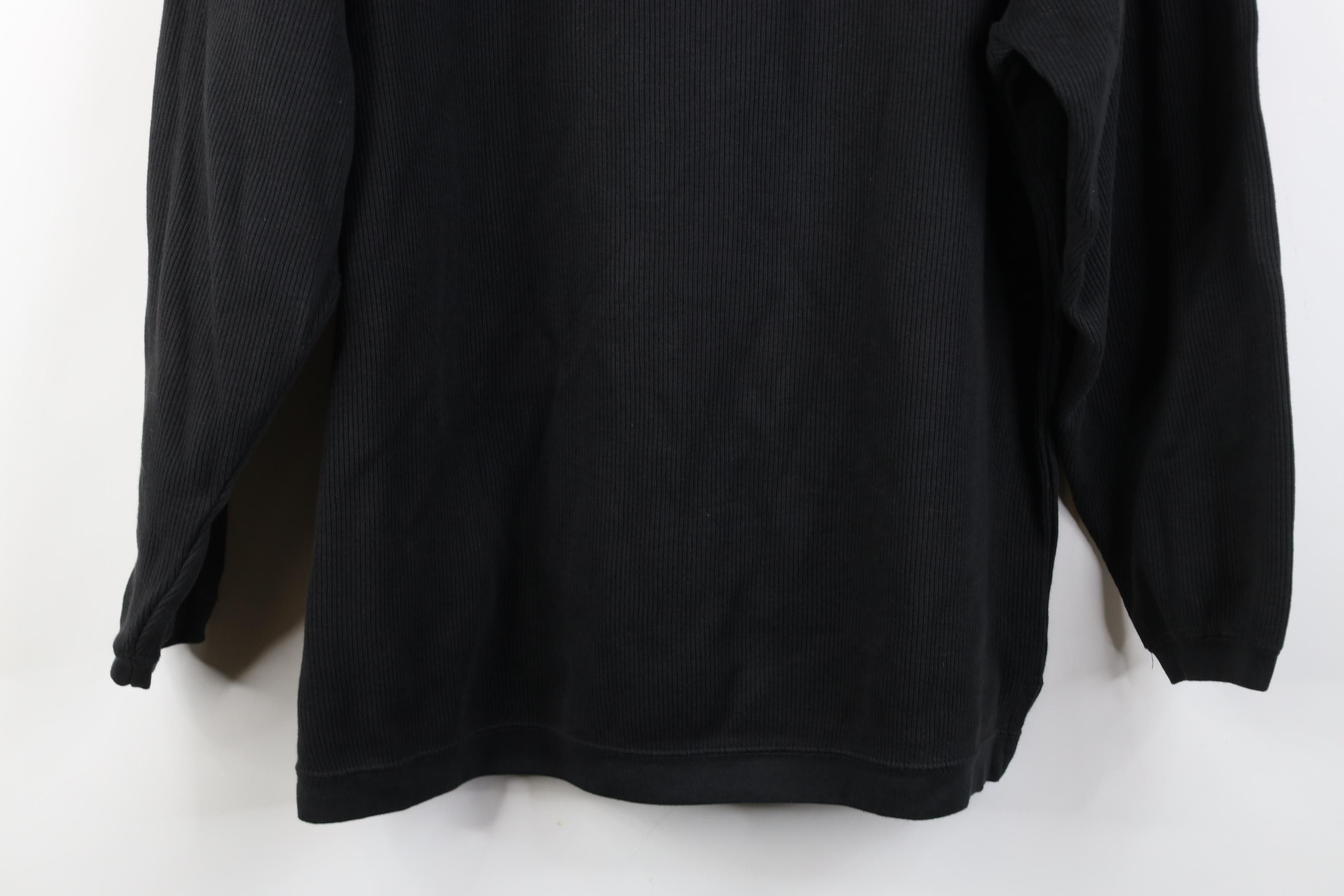 Vintage Vintage 90s Streetwear Ribbed Knit Long Sleeve Rugby Polo Size US XL / EU 56 / 4 - 14 Thumbnail
