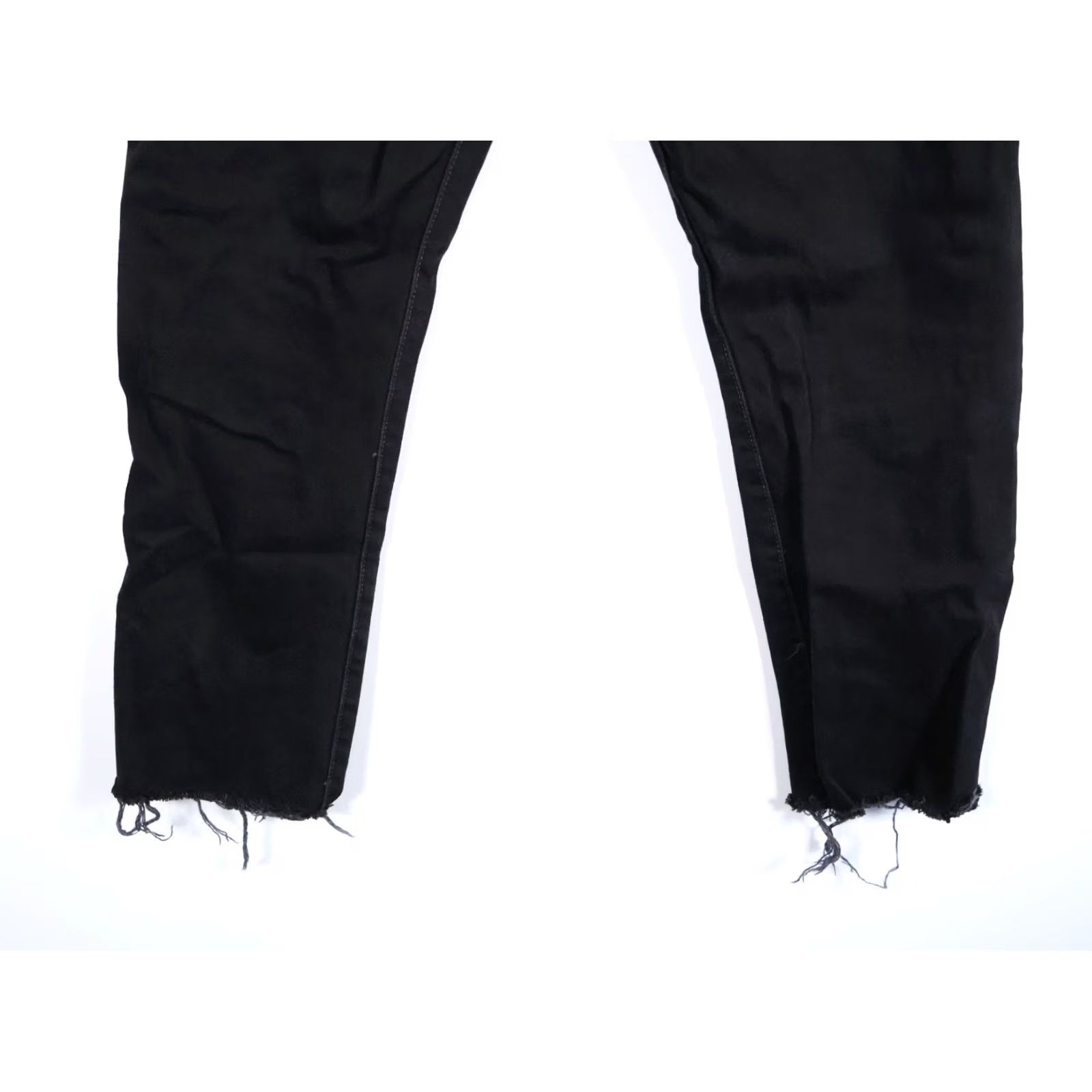 Levi's Levi's 501 Jeans Men's 32 x 26 Black Denim Button Fly Distressed Straight Leg Vintage Grunge Retro Mens Size US 32 / EU 48 - 4 Thumbnail