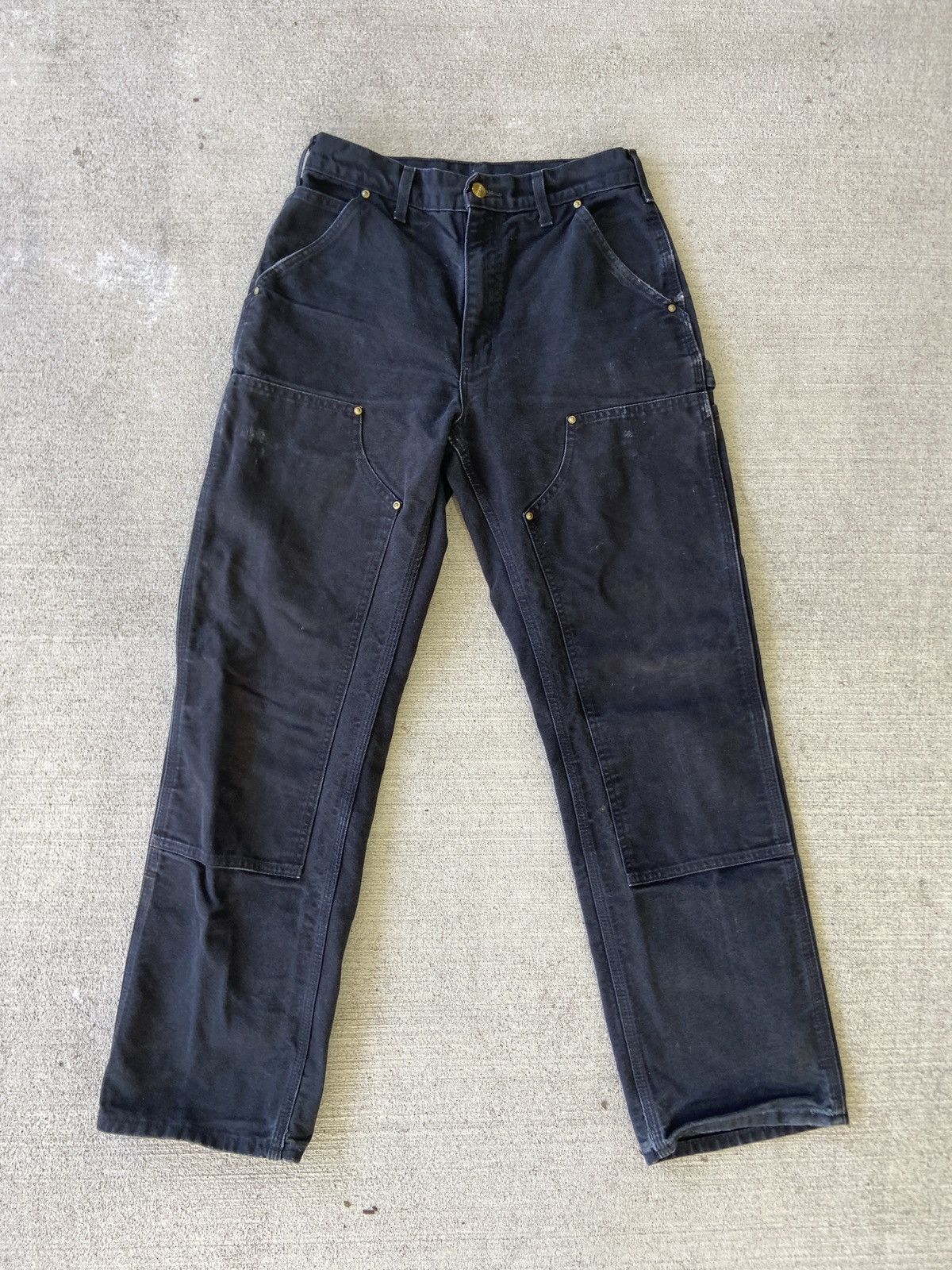 Carhartt Carhartt Faded Double Knee Black Made in USA Size US 30 / EU 46 - 1 Thumbnail