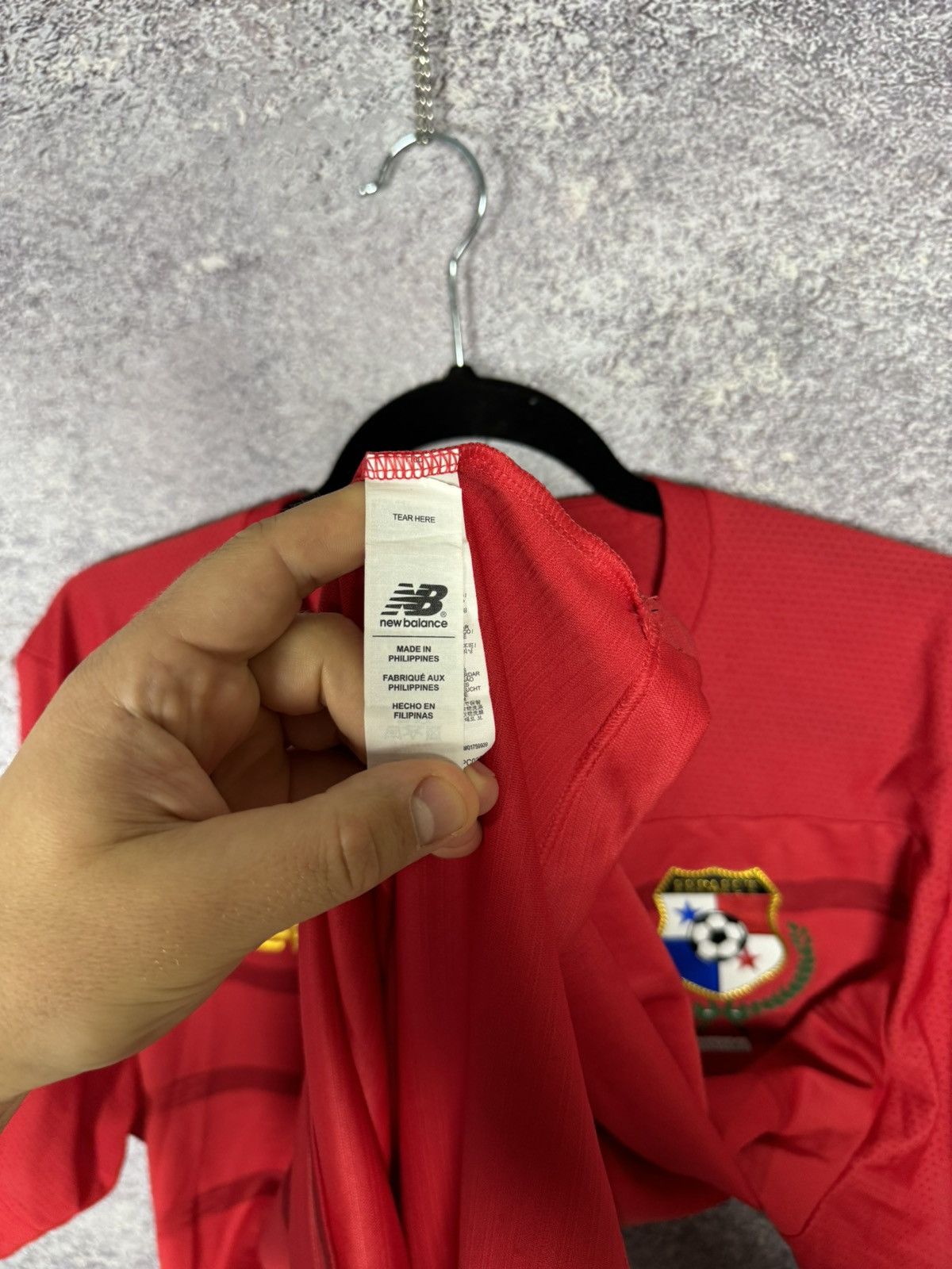New Balance Panama National Team 2020 International NB Soccer Jersey Size US L / EU 52-54 / 3 - 11 Thumbnail