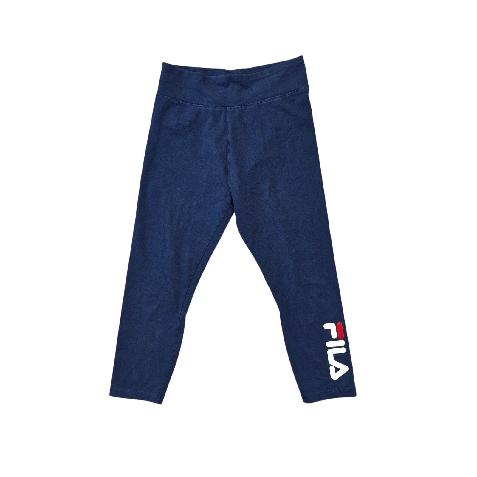 Fila Fila Women's Cotton Leggings Medium Navy Blue Size 30" / US 8 / IT 44 - 1 Thumbnail